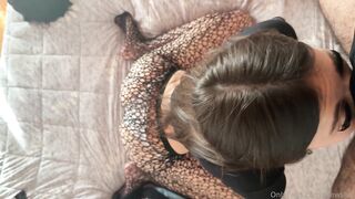 Mewslut Gives A  Blowjob To Her Man OnlyFans