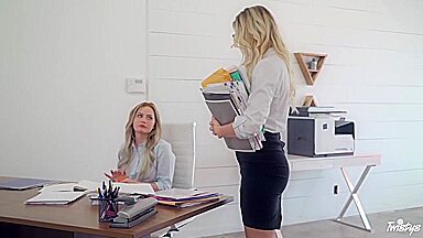 Britney Light and Kenzie Taylor - Squeezing Her Stress Balls