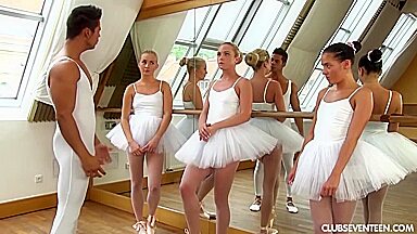 Pleasing the ballet teacher - Eveline Dellai and Vinna Reed
