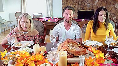 Avi Love and Paisley Bennett - Thanksgiving Is For Creampies