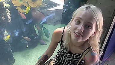 Kate loves the aquarium and teen girls masturbating and squirting