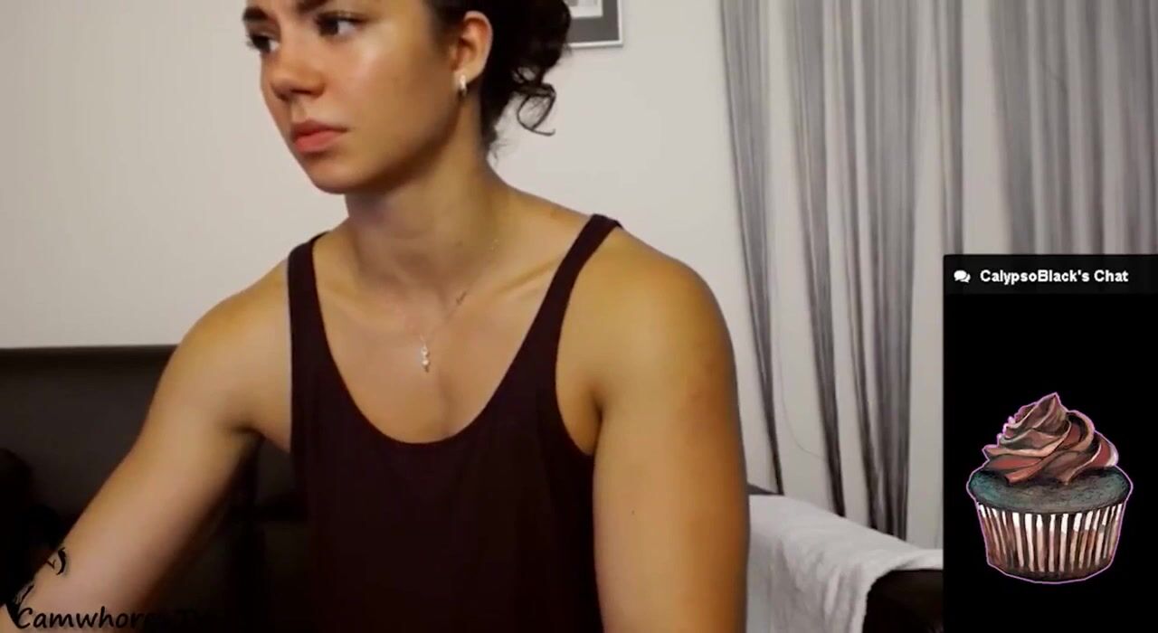 Vladislava Galagan Rides Dildo On Couch