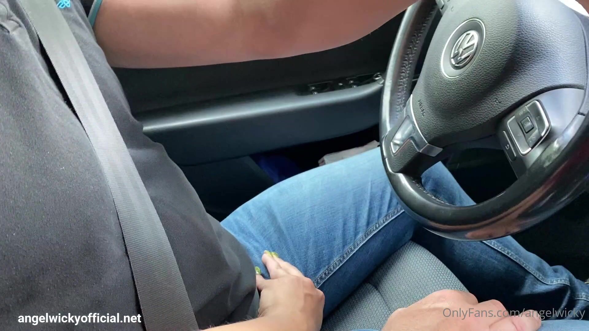 Angel Wicky In Naughty Car Fuck With A Friend