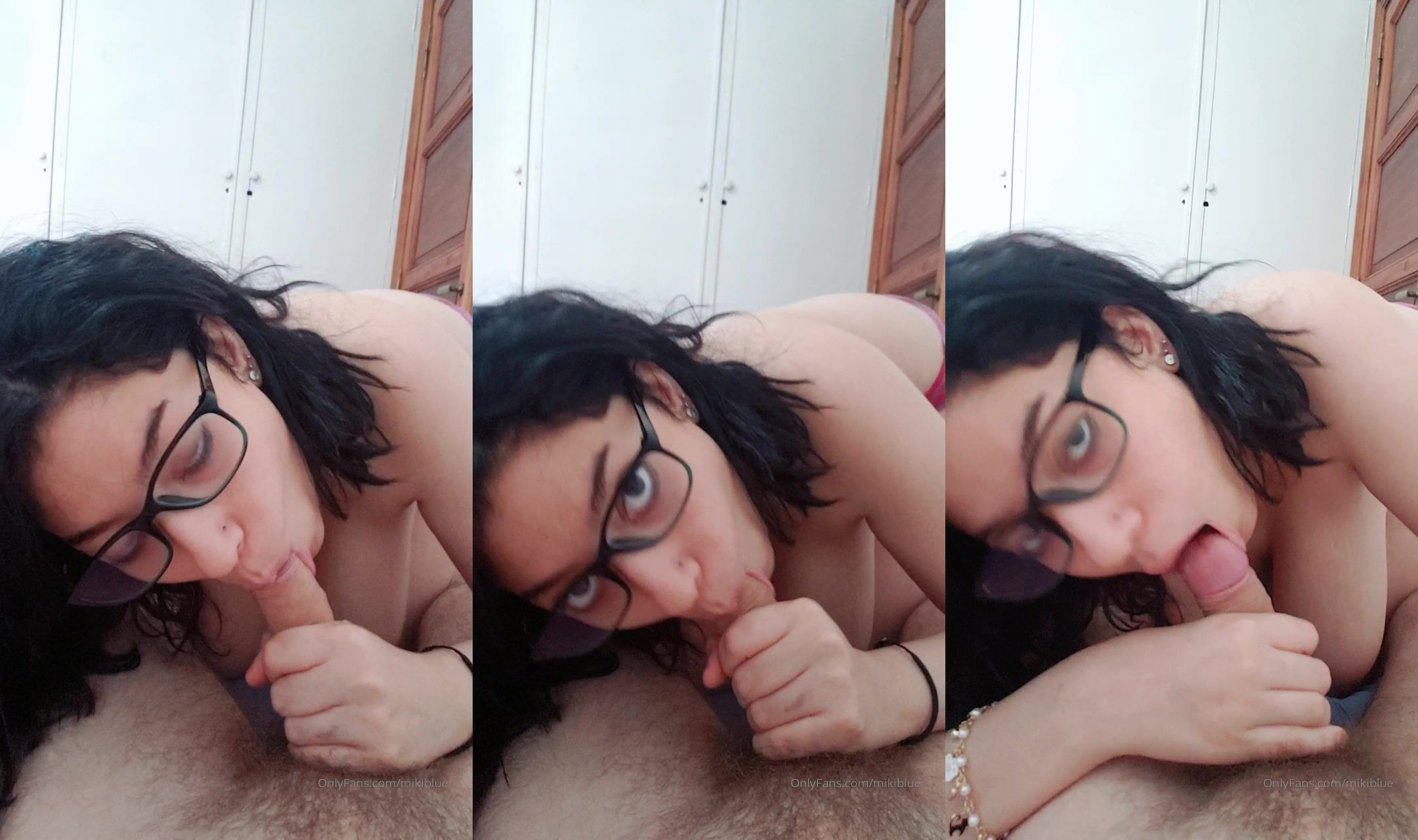 Miki Blue Blowjob And Titjob POV