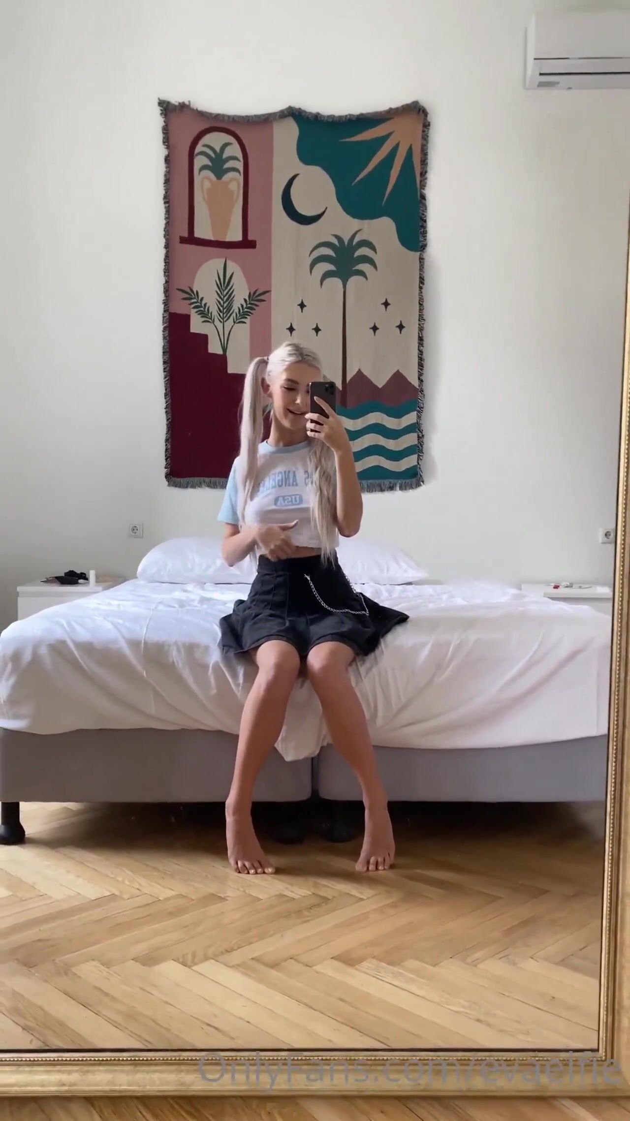 A Private Video Shows Eva Elfie Fucking A Guy Until He Cums