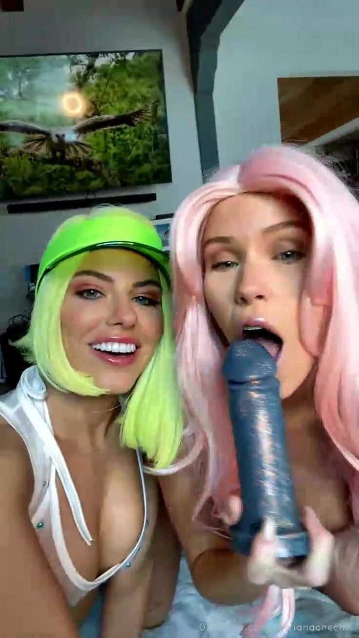 Adriana Chechik Fucks Her Pink Girl's Throat With A Dildo