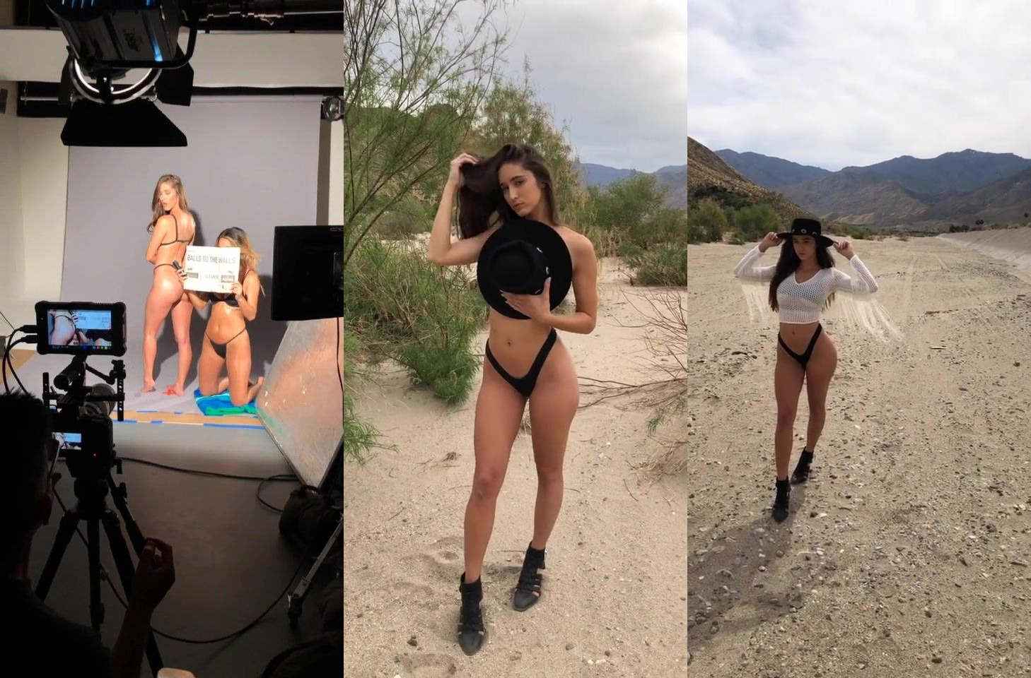 Natalie Roush Goes For A Walk In Her Underwear