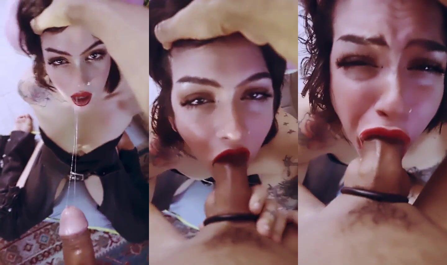 Likethebugortheletter Gets Her Throat Penetrated Hard