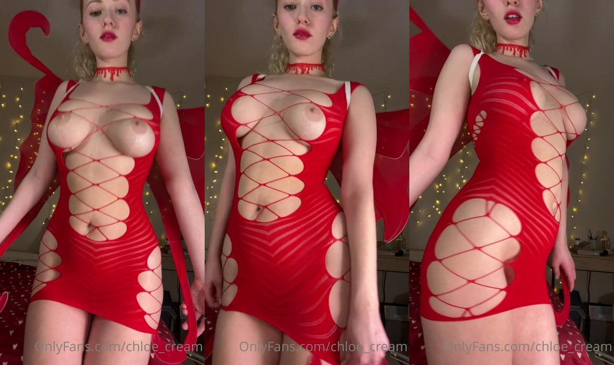 Chloe Cream As A Sexy Devil