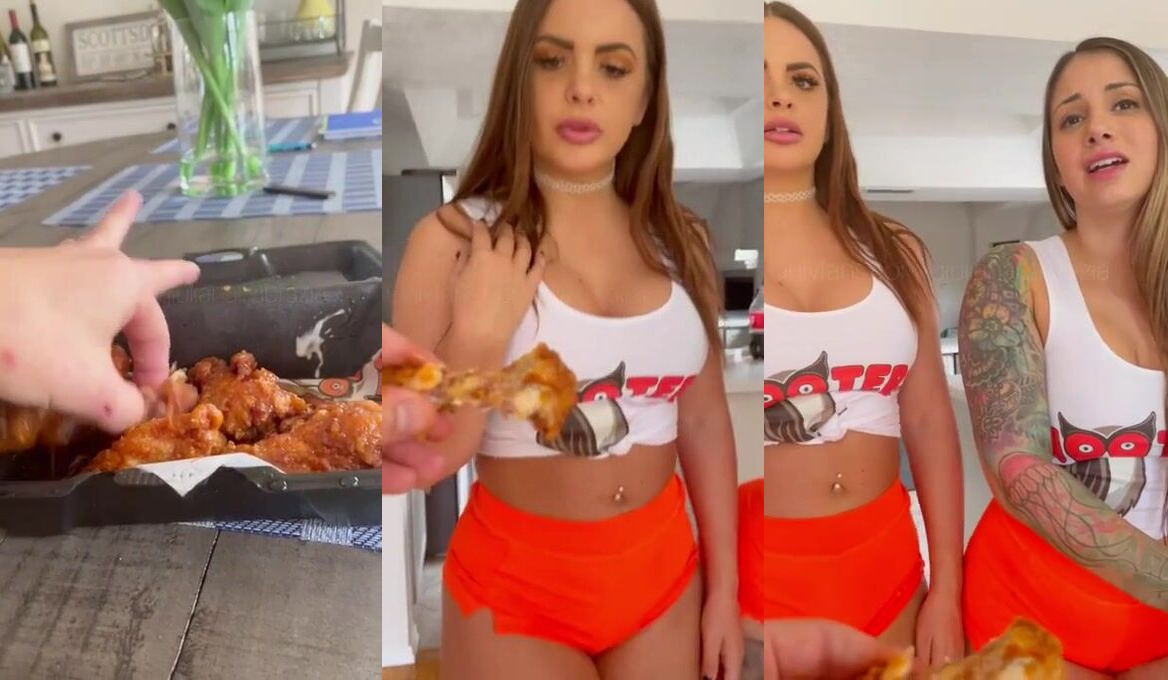 Hooters Employees Share A Cock
