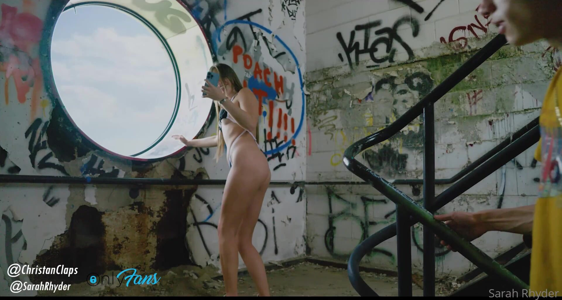 Sarah Rhyder Gets Fucked On The Stairs