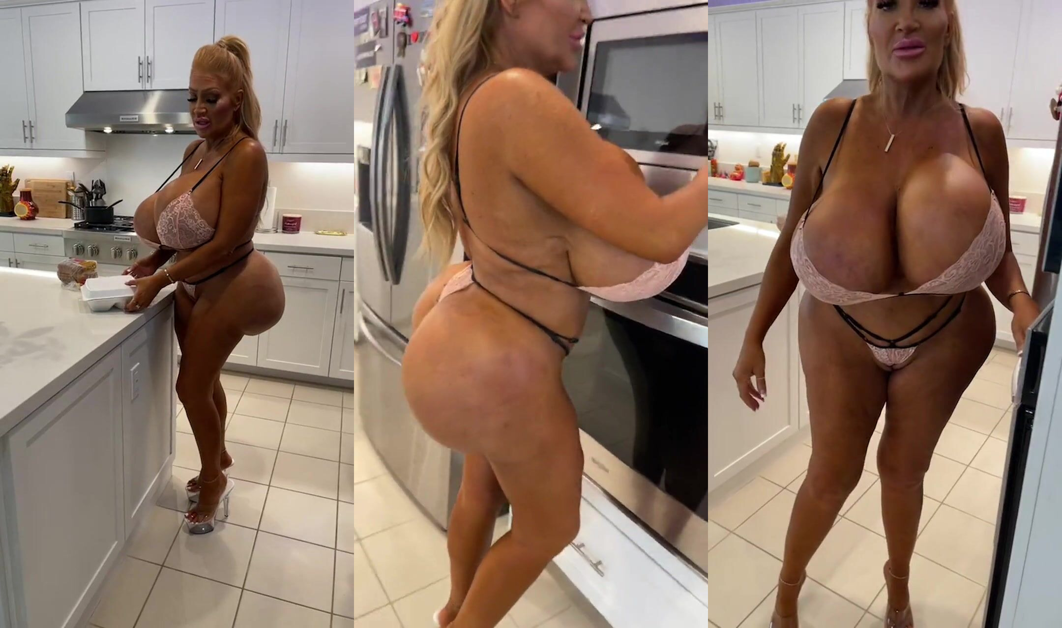 Allegra Cole Surgically Enhanced Tits And Ass