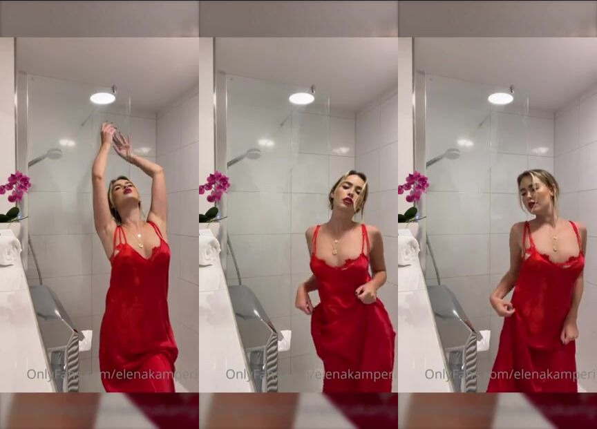 Elena Kamperi Showering