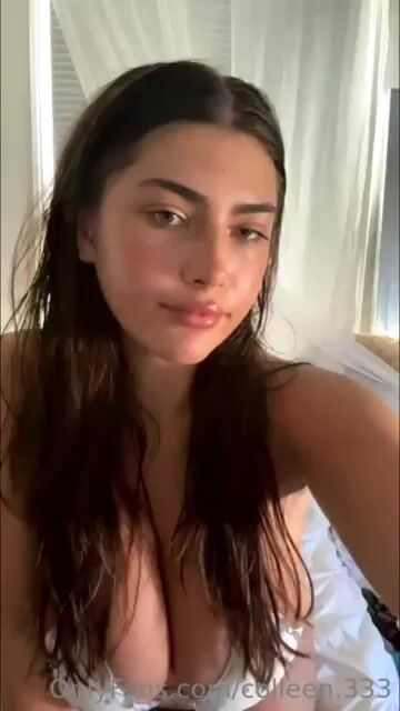 Colleen Sheehan Takes Off Her Bra