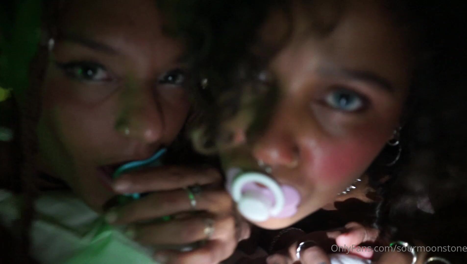 Tokischa And Her Friend Suck A Dildo, POV-Style