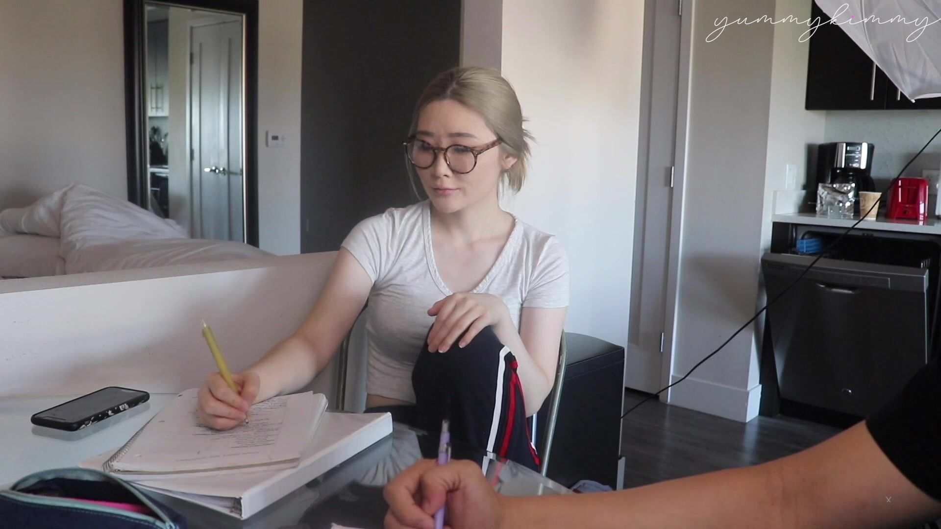 Yummy Kimmy's Study Session Turns Intimate