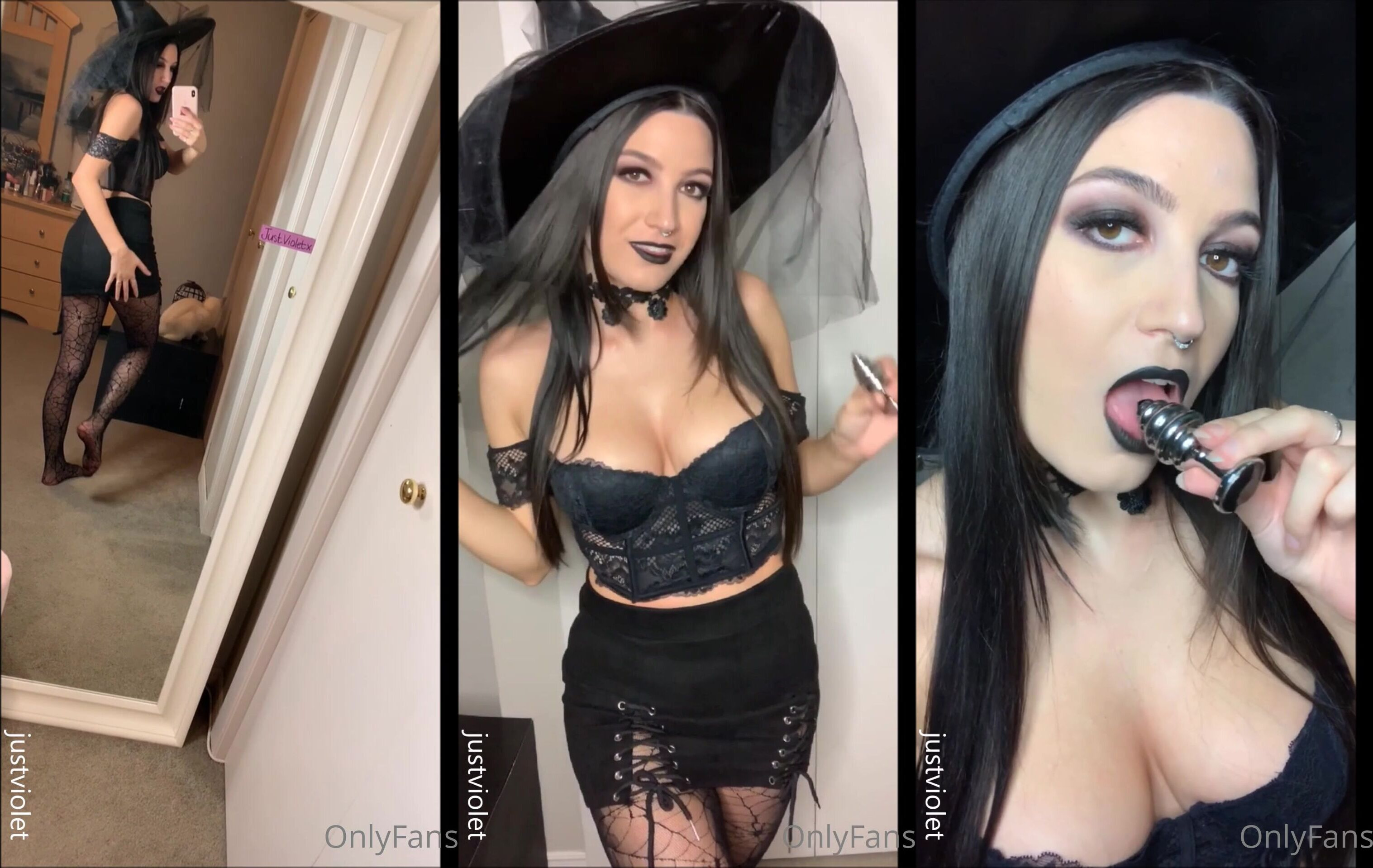 Just Violet With Fingers In Her Ass