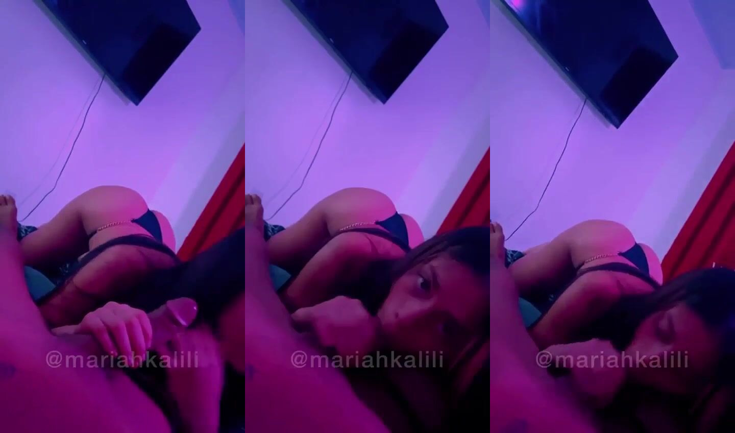 Mariah Kalili Giving A Blowjob