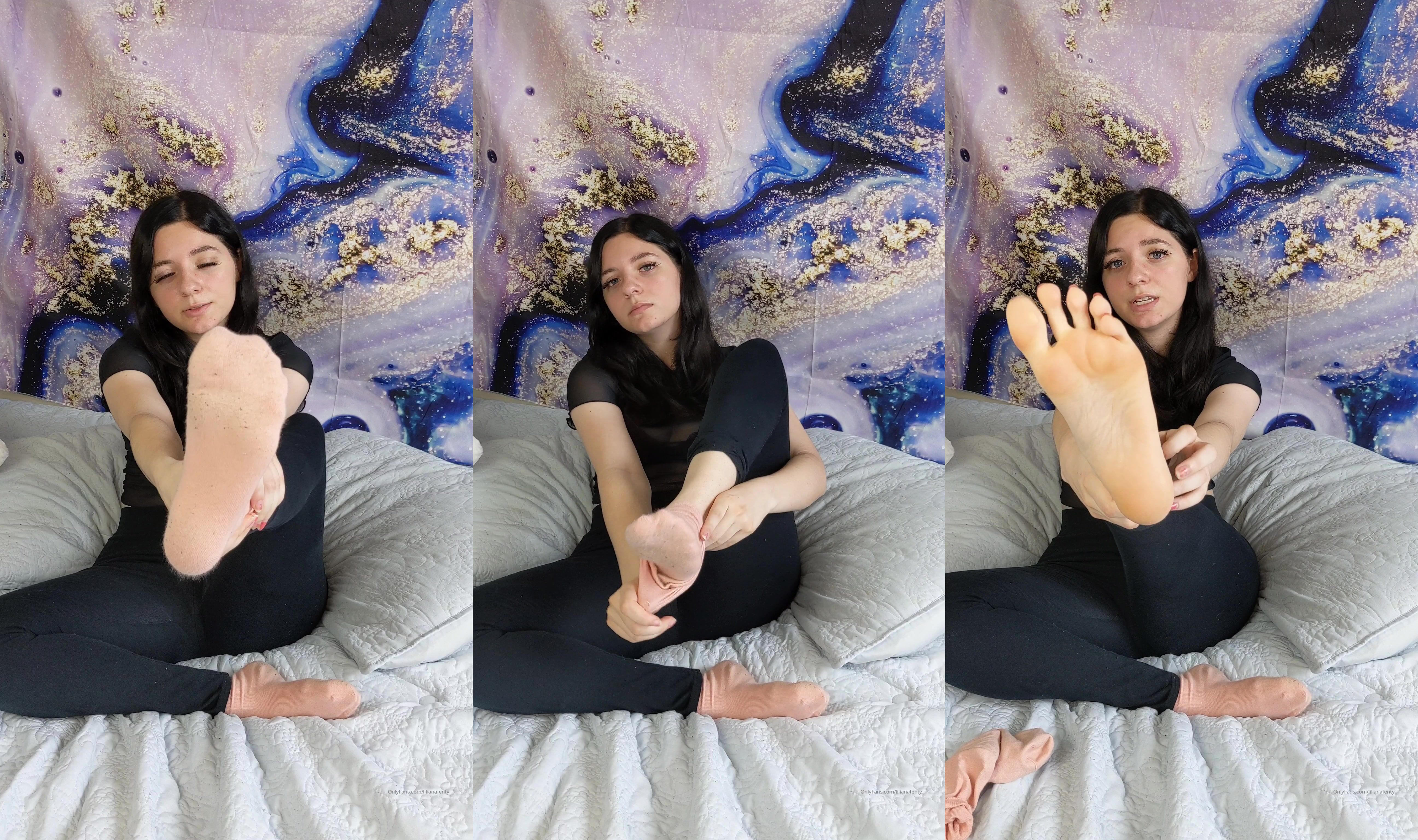 Liliana Fenty Shows And Lick Her Feet