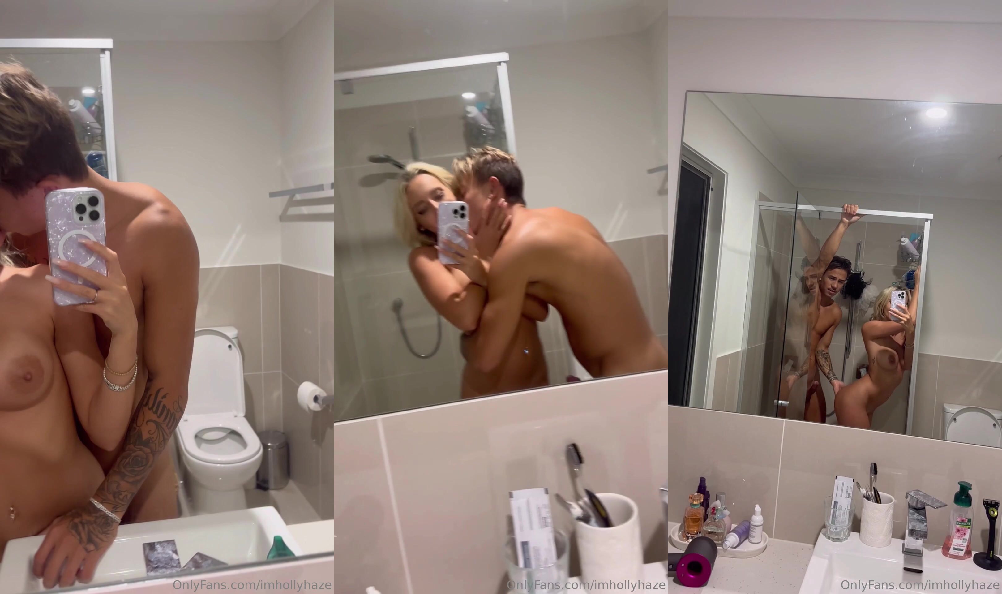 Before Showering They Fuck Each Other
