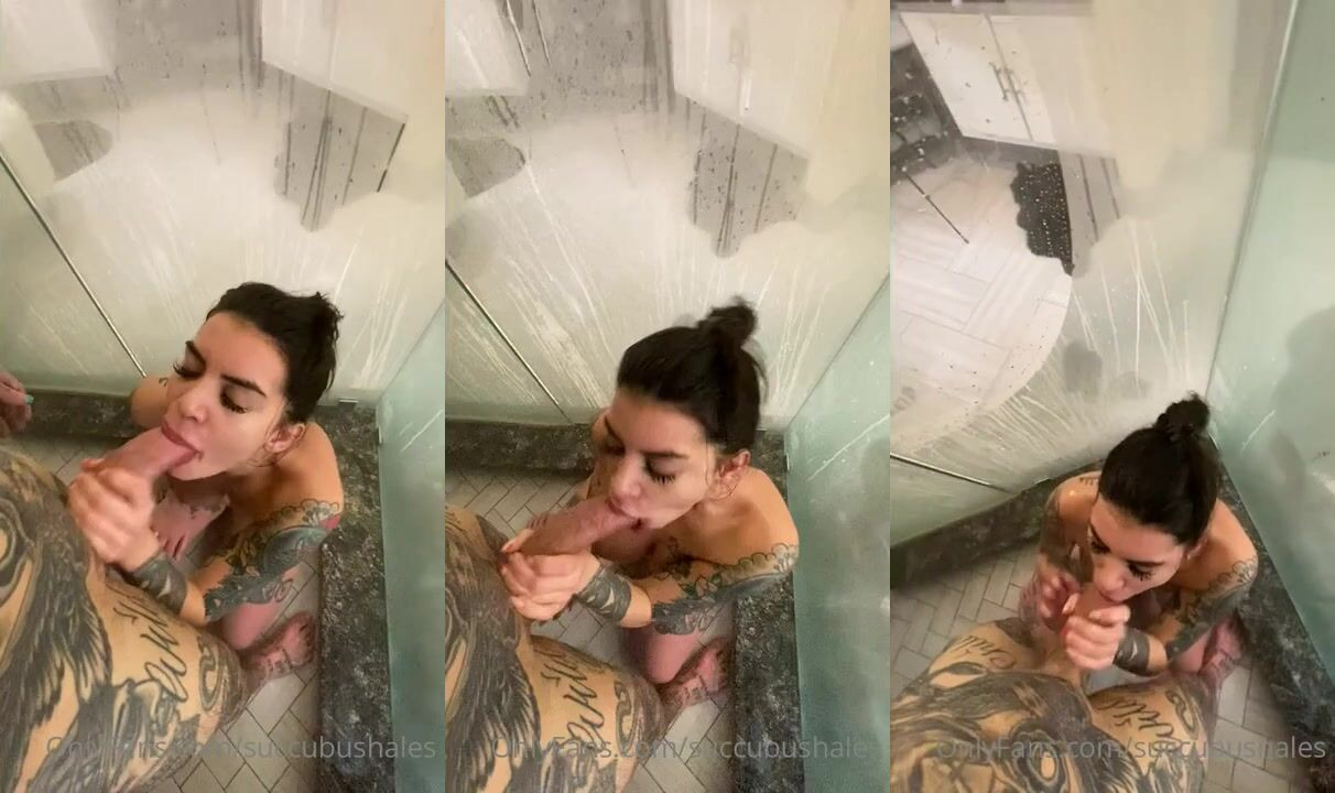 Succubushales Likes To Fuck In The Shower