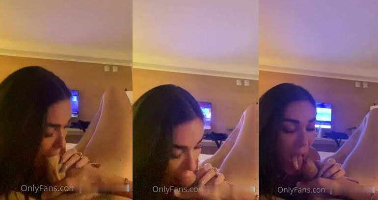 Jasmine Waltz Sucking Cock