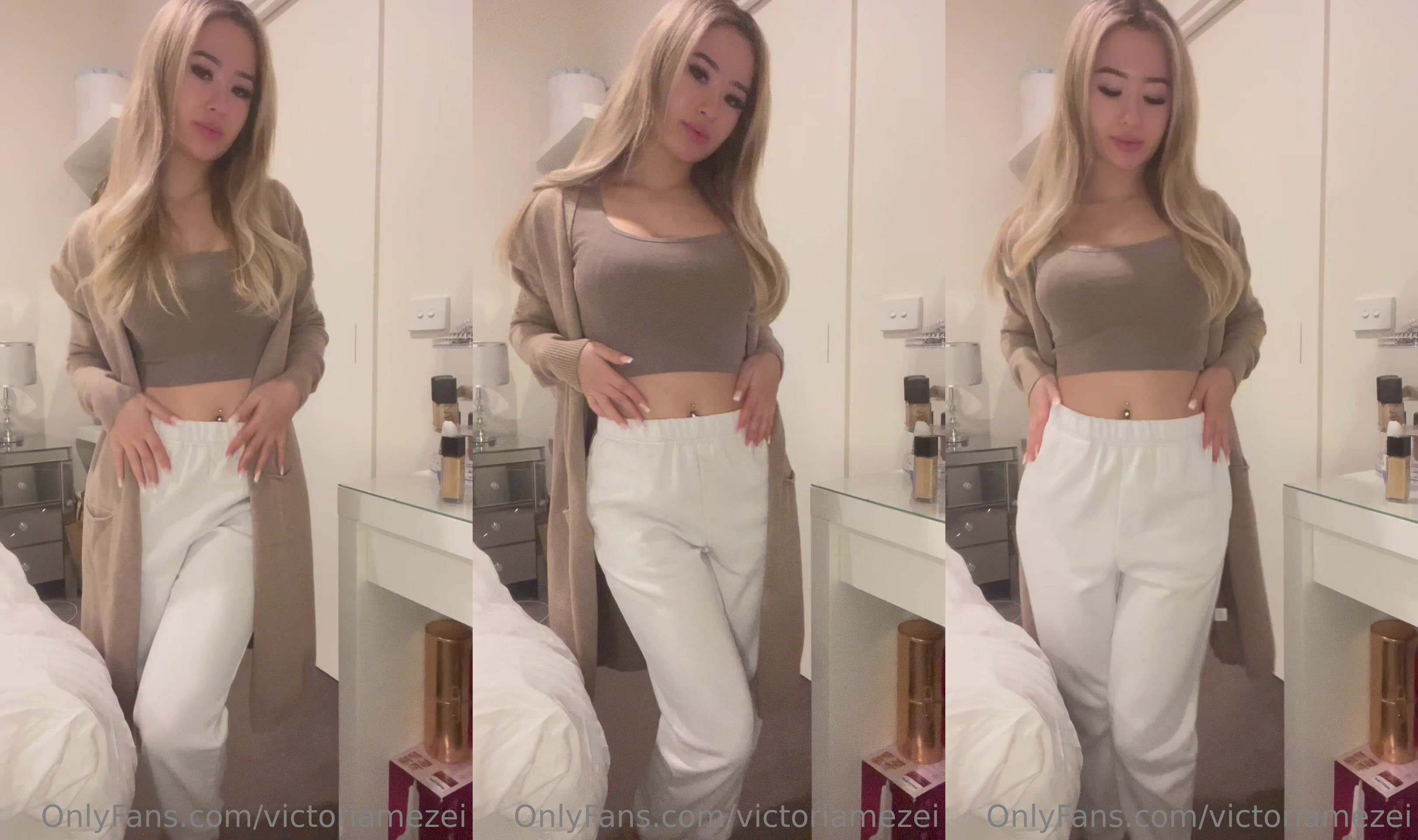 Victoria Mezei Masturbates In Her Room