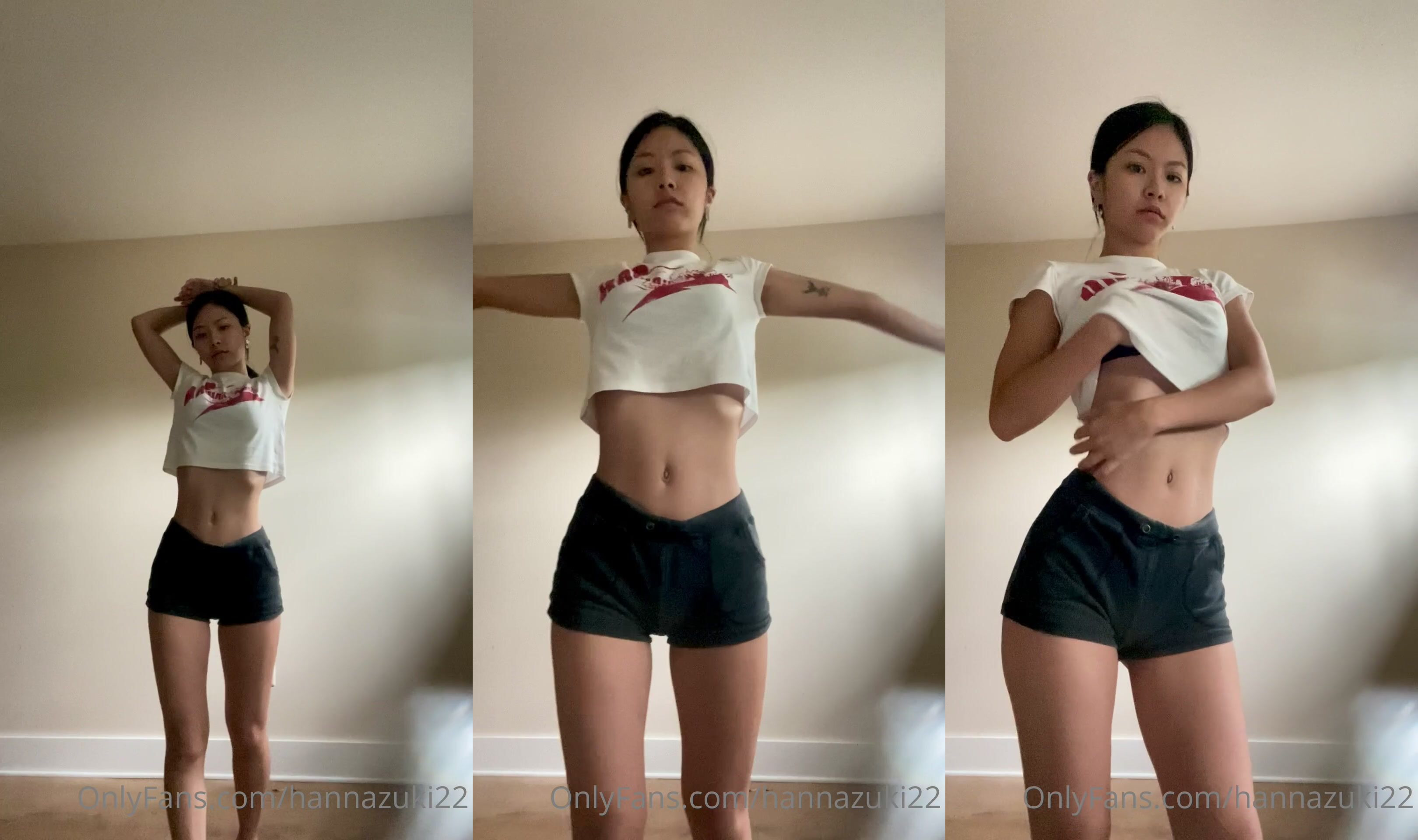 Hanna Zuki Takes Off Her Underwear
