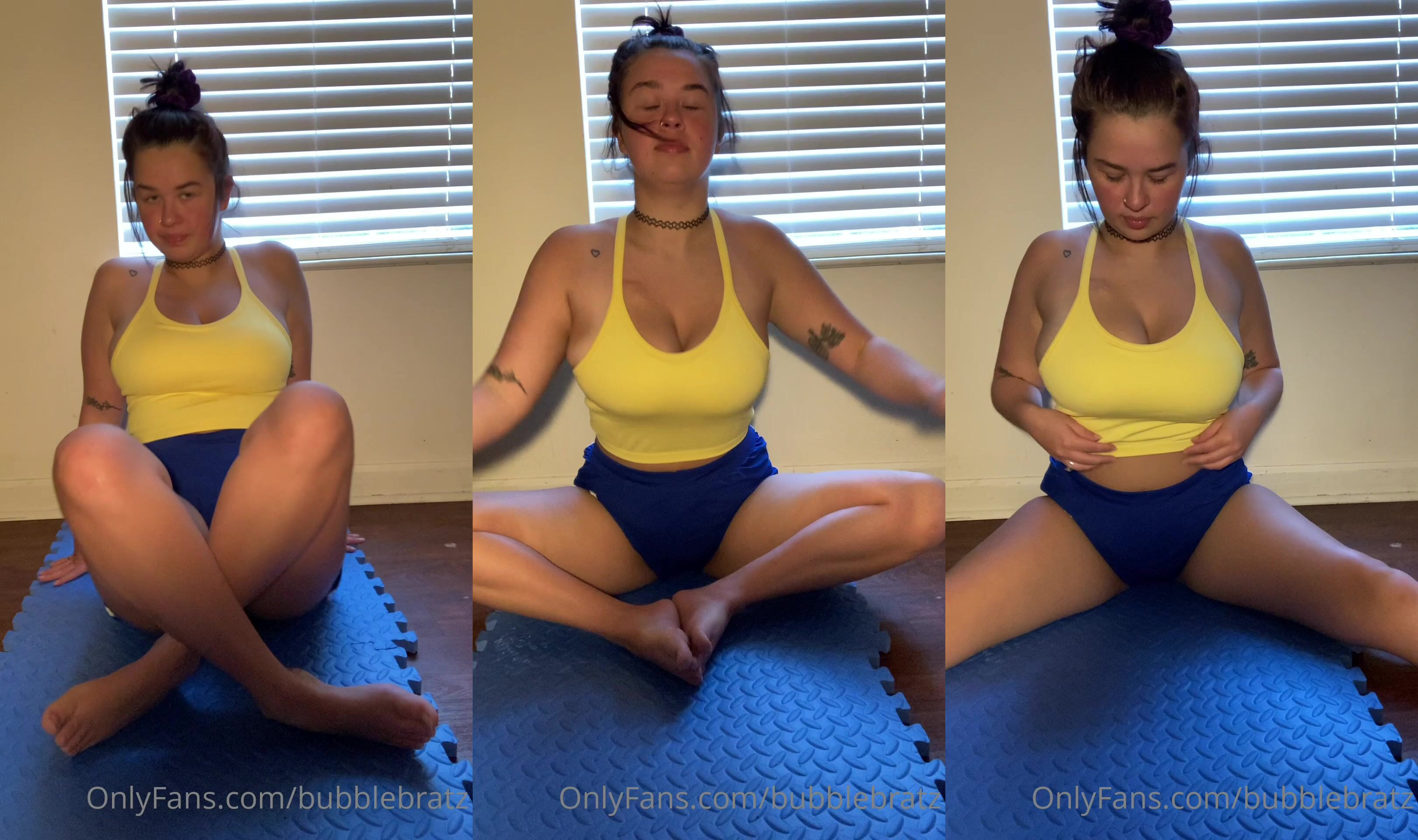 BubbleBratz Yoga Masturbation