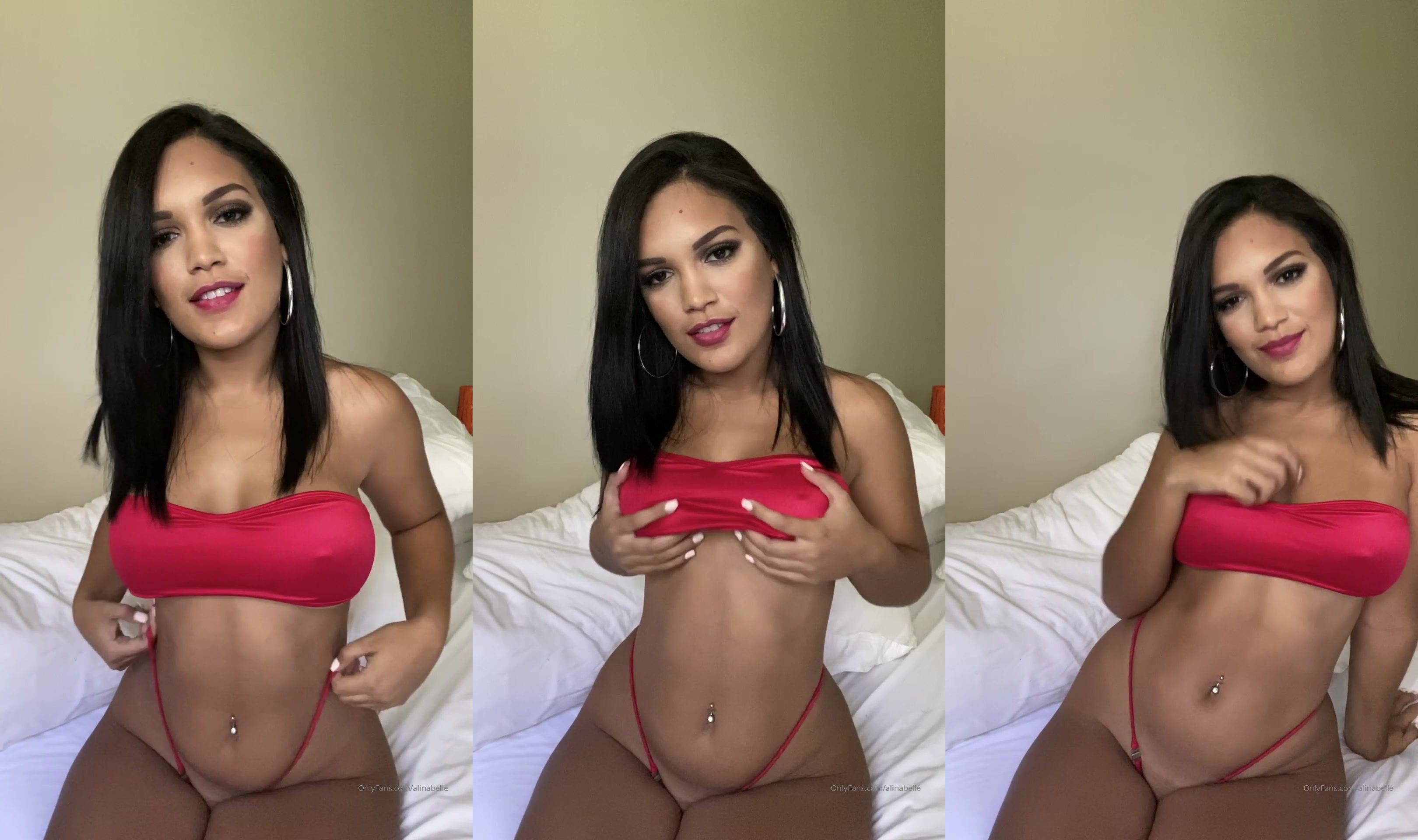 Alina Belle Vibrating Her Pussy