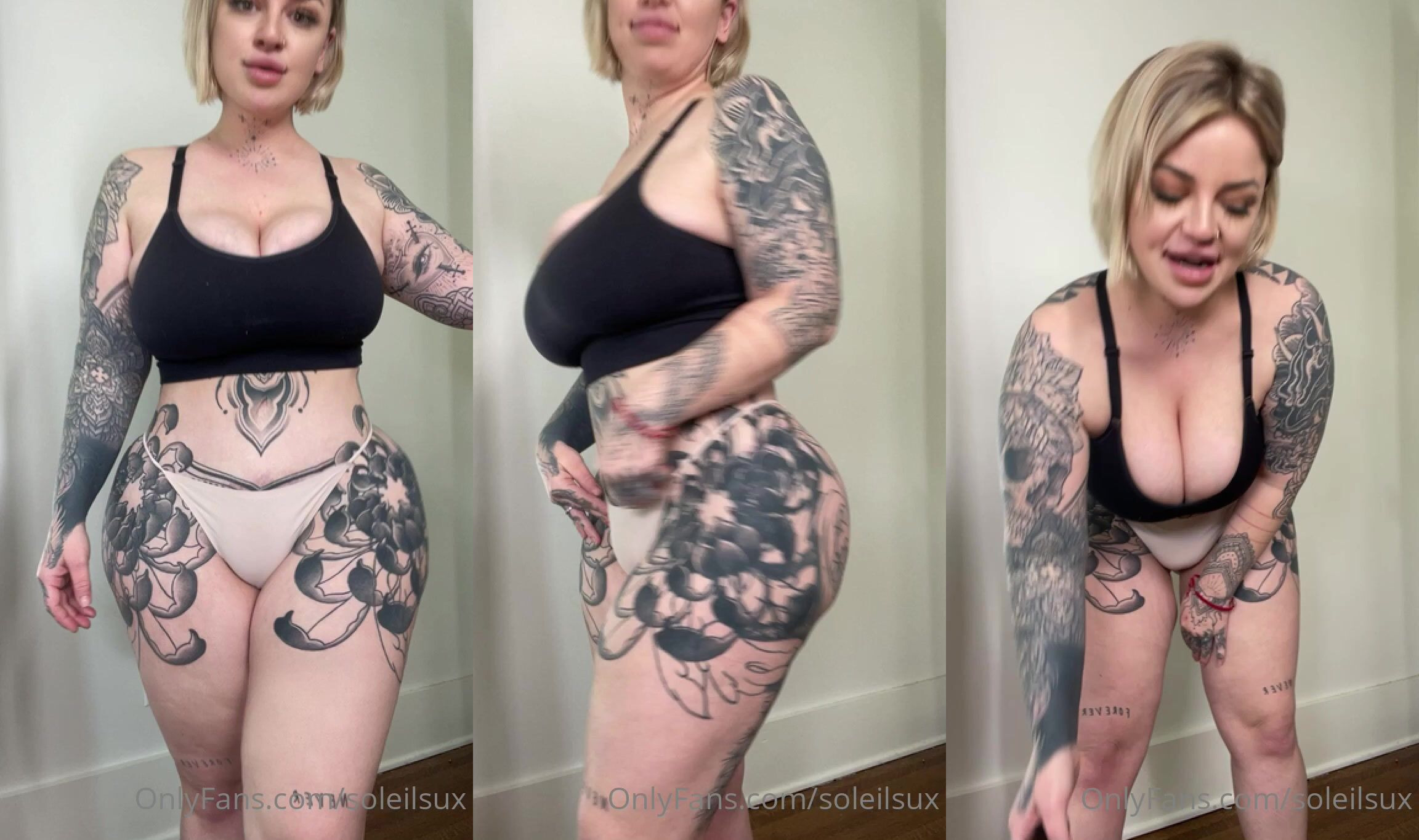 Soleilsux Showing Her Big Ass