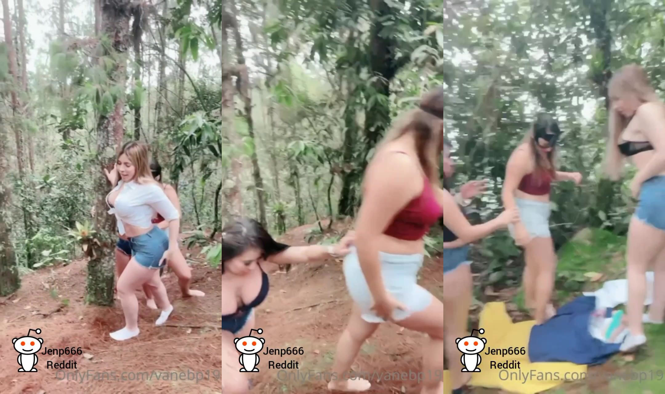 Vanessa Bohorquez In The Forest With Her Horny Friends