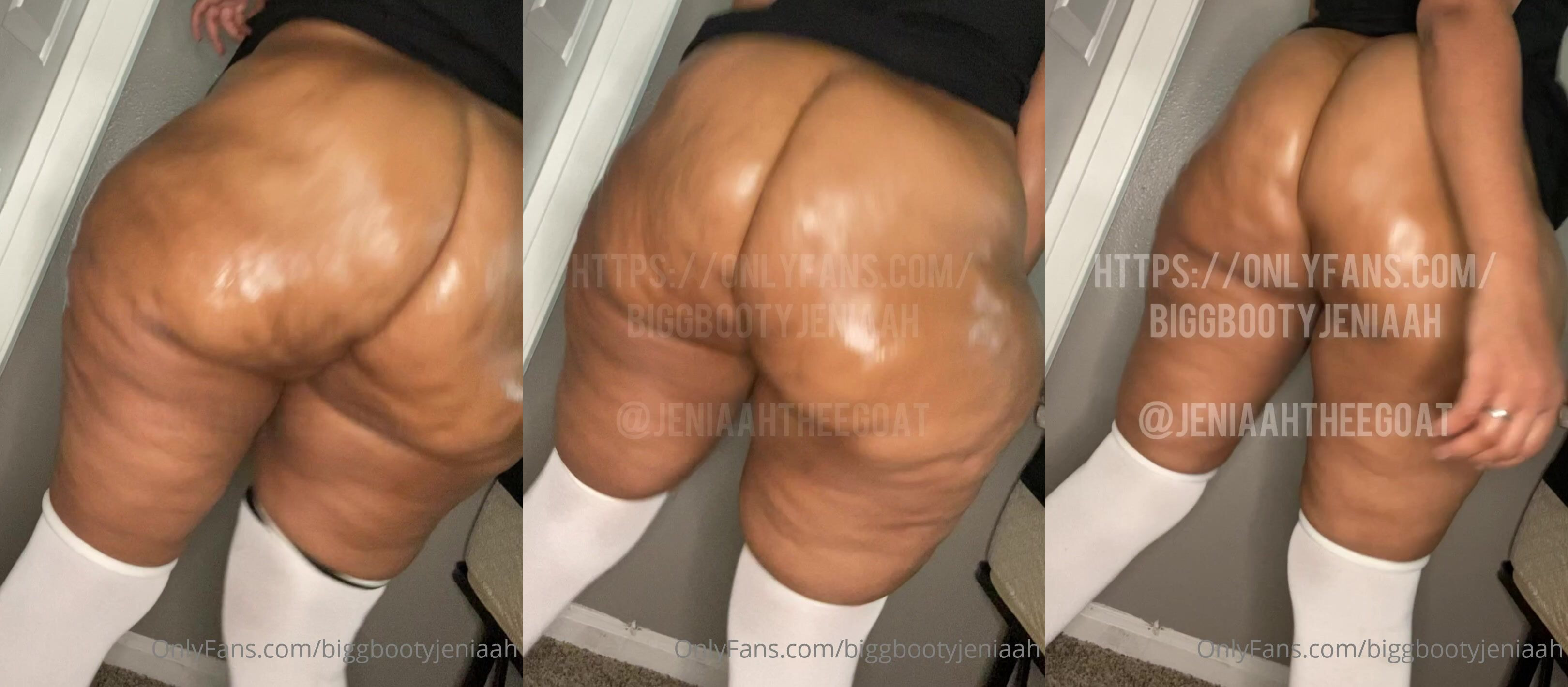 Biggbootyjeniaah Bends Over And Twerks To Show Pussy