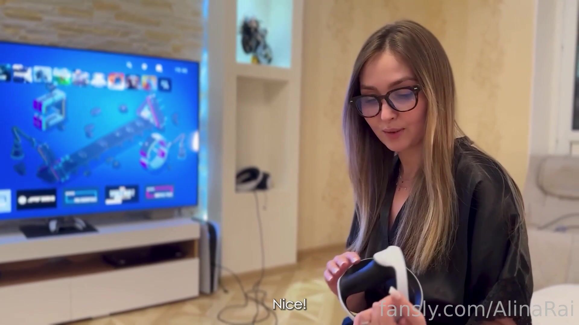 Alinarai Tests VR And Gets Fucked Doggy Style