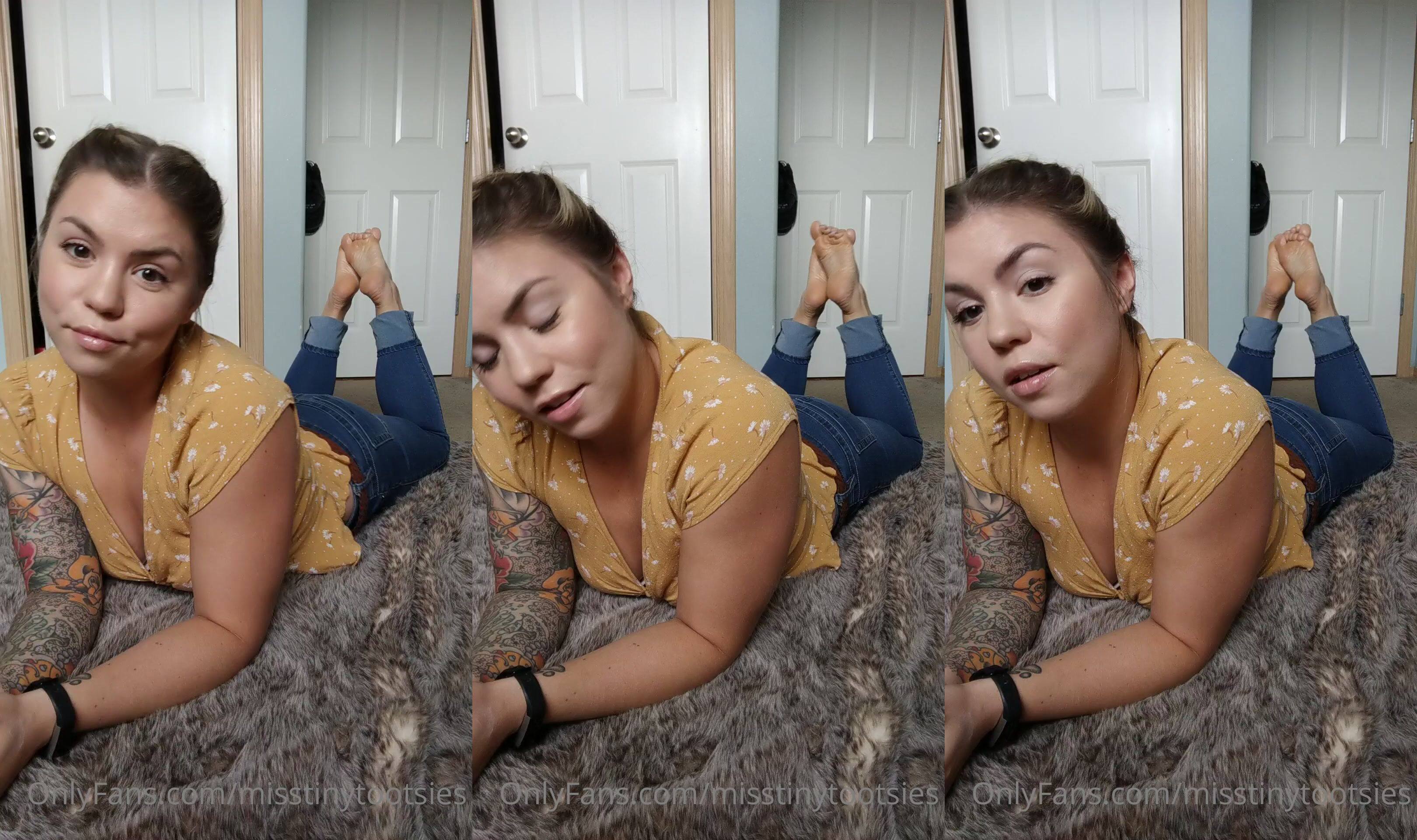 Misstinytootsies Blue Toes JOI