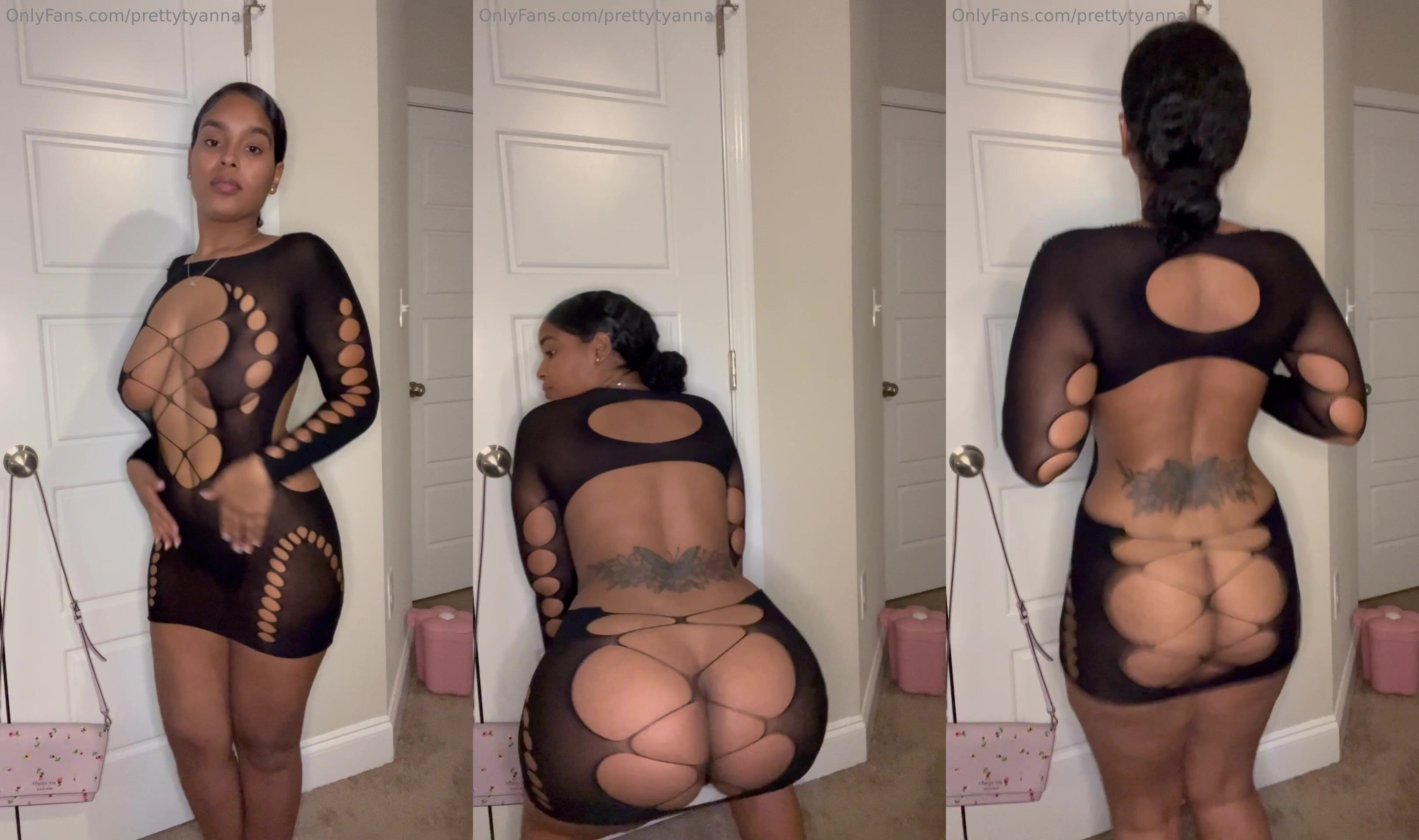 Prettytyanna Twerks Her Black Ass In Revealing Outfit