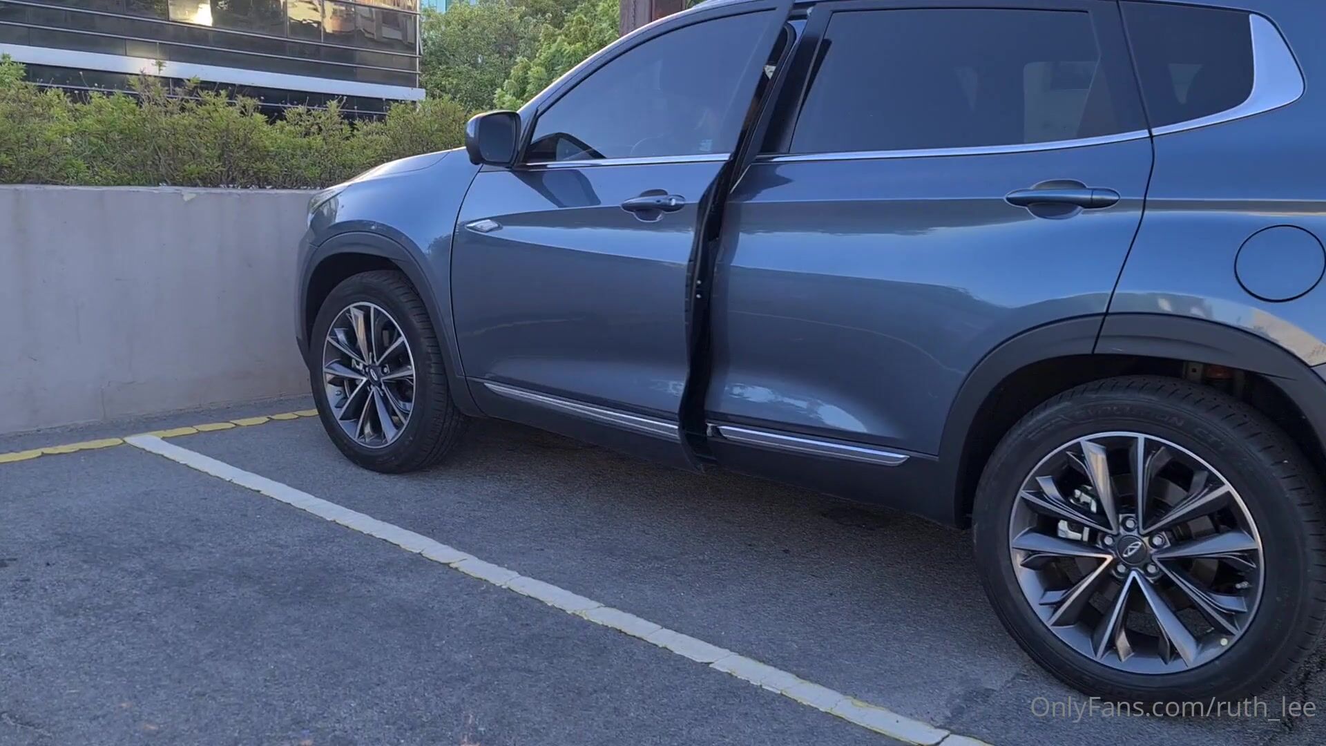 Ruth Lee Strips And Uses Her Dildo In The Car