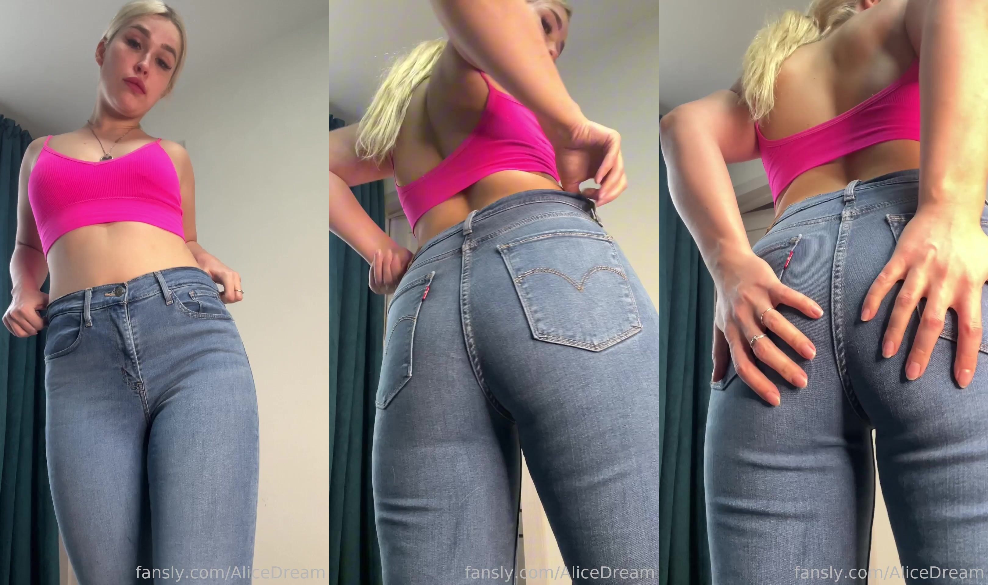 Alice Dream Exposes Her Butt And Asshole