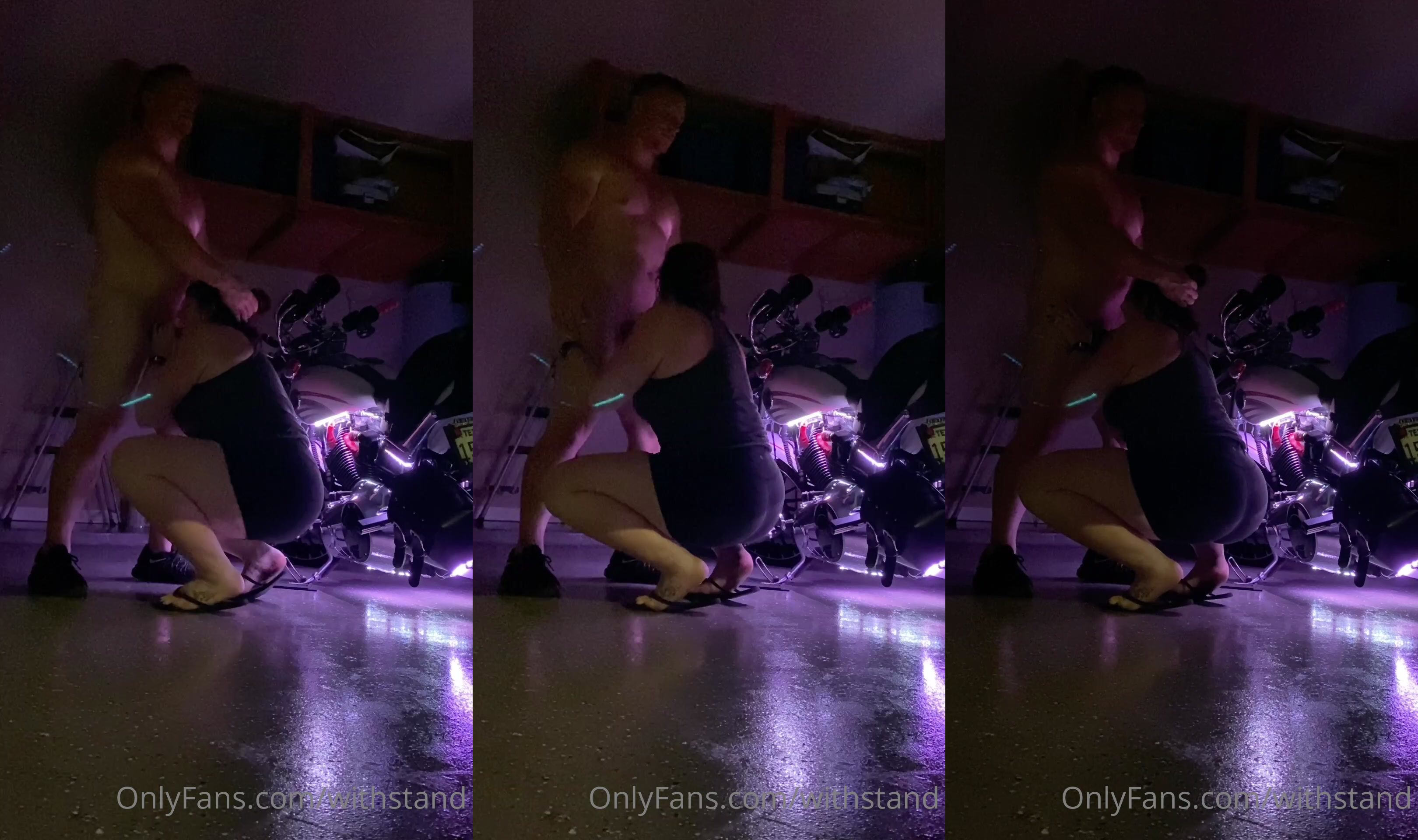 Withstand Gets Bent Over And Used In The Garage