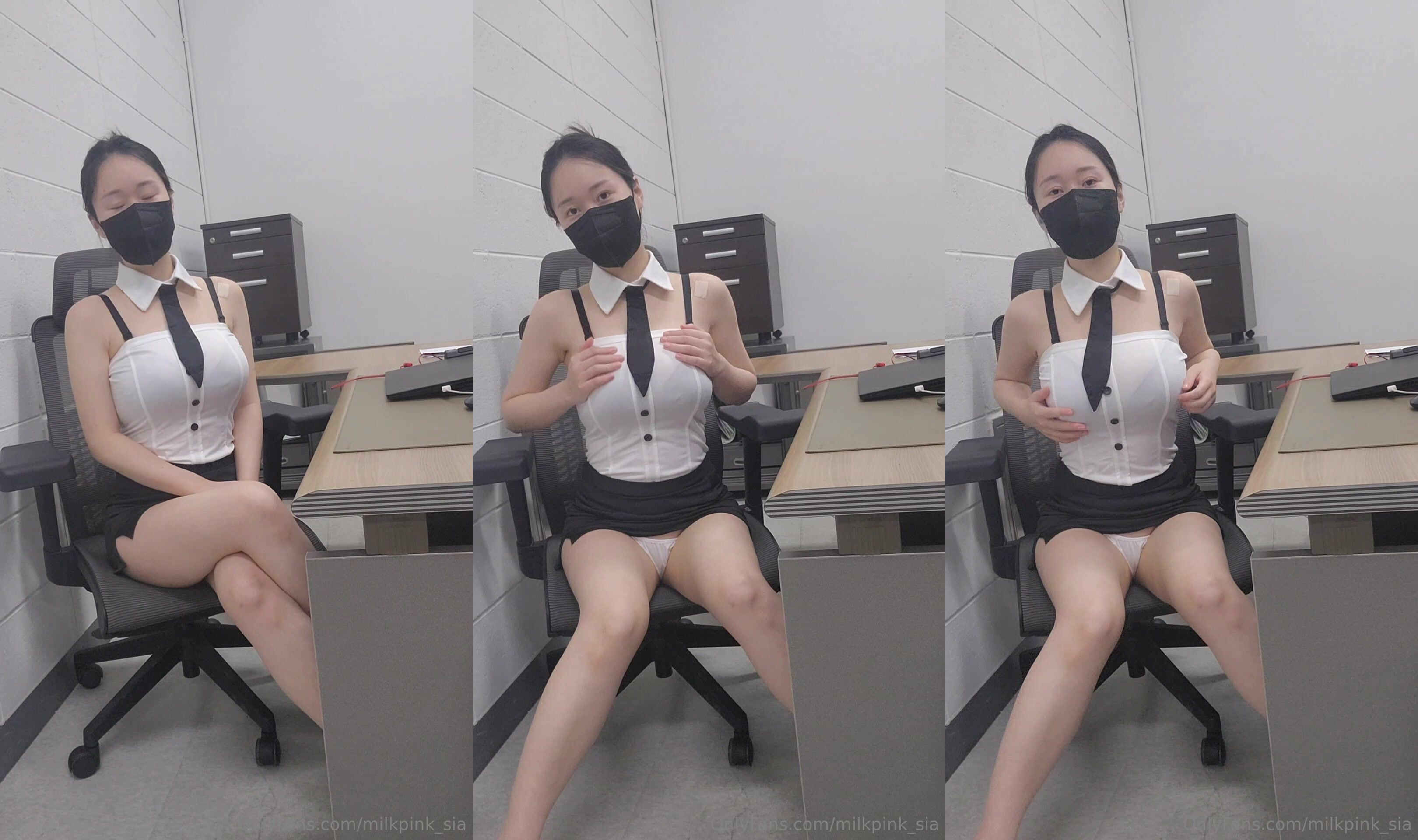 Milkpink_Sia Masturbates In The Office