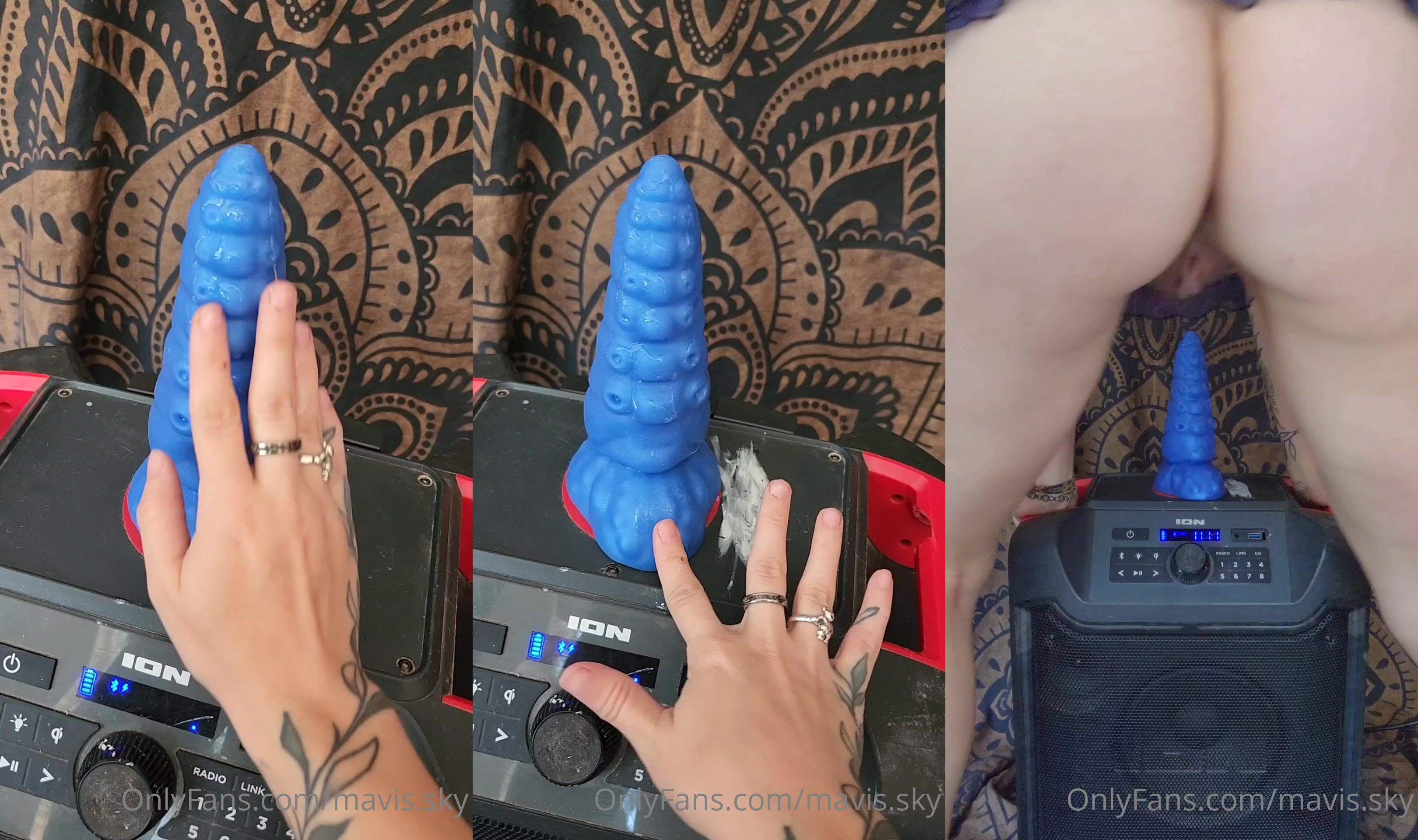 Mavis.Sky Test Riding Her New Dildo