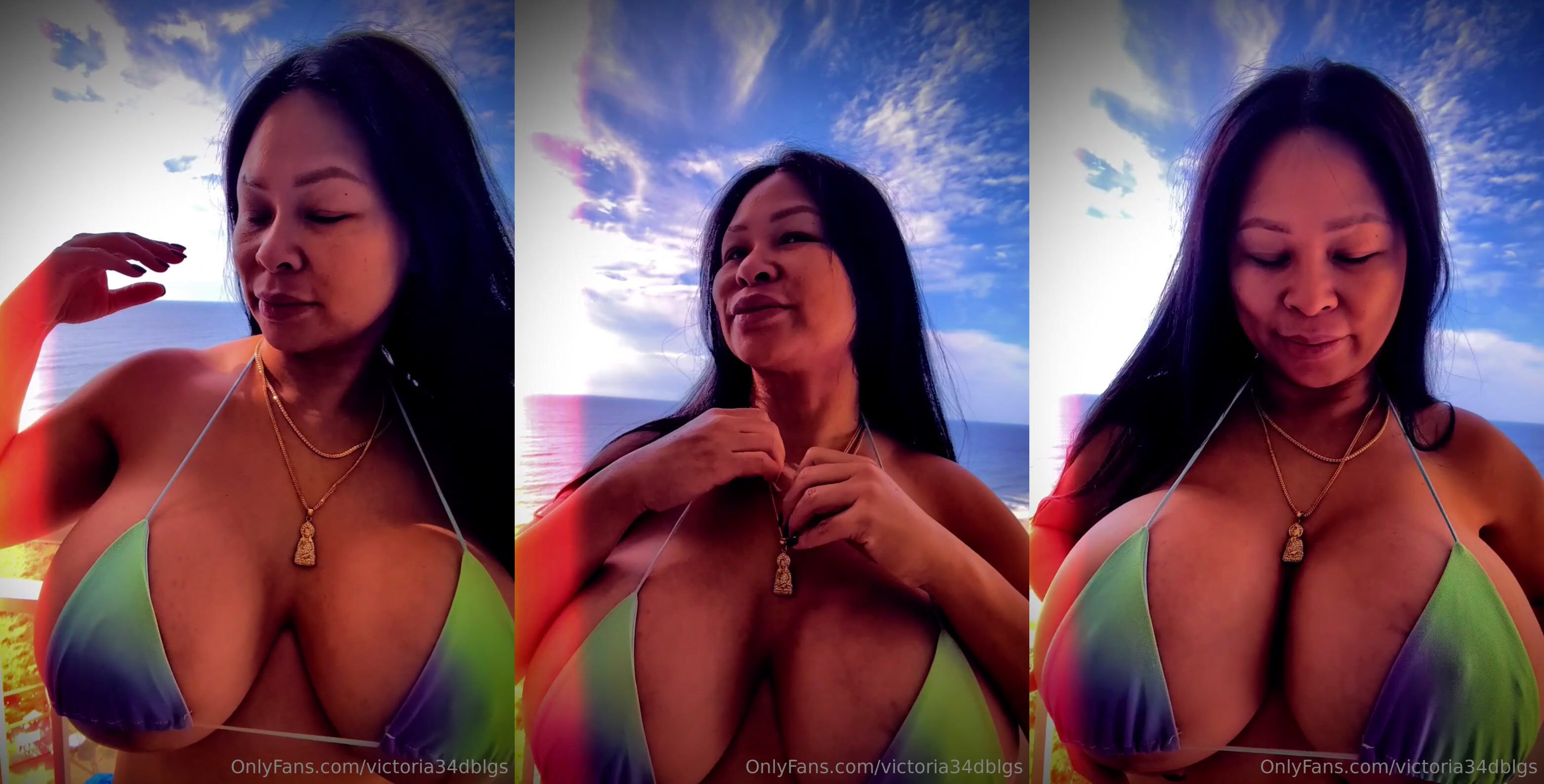 Victoria34Dblgs Flaunting Her Big Boobs