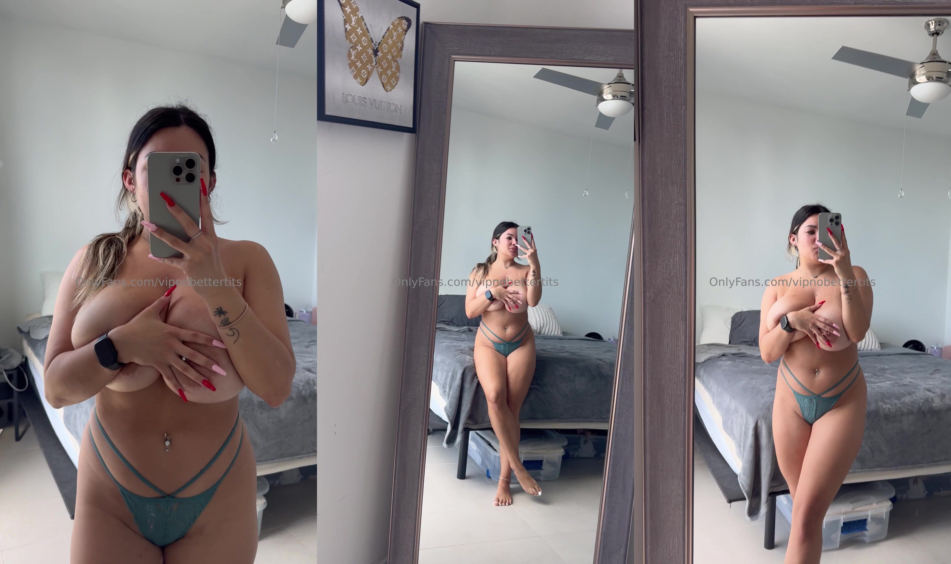 Vipnobettertits Teasing In Mirror Shot