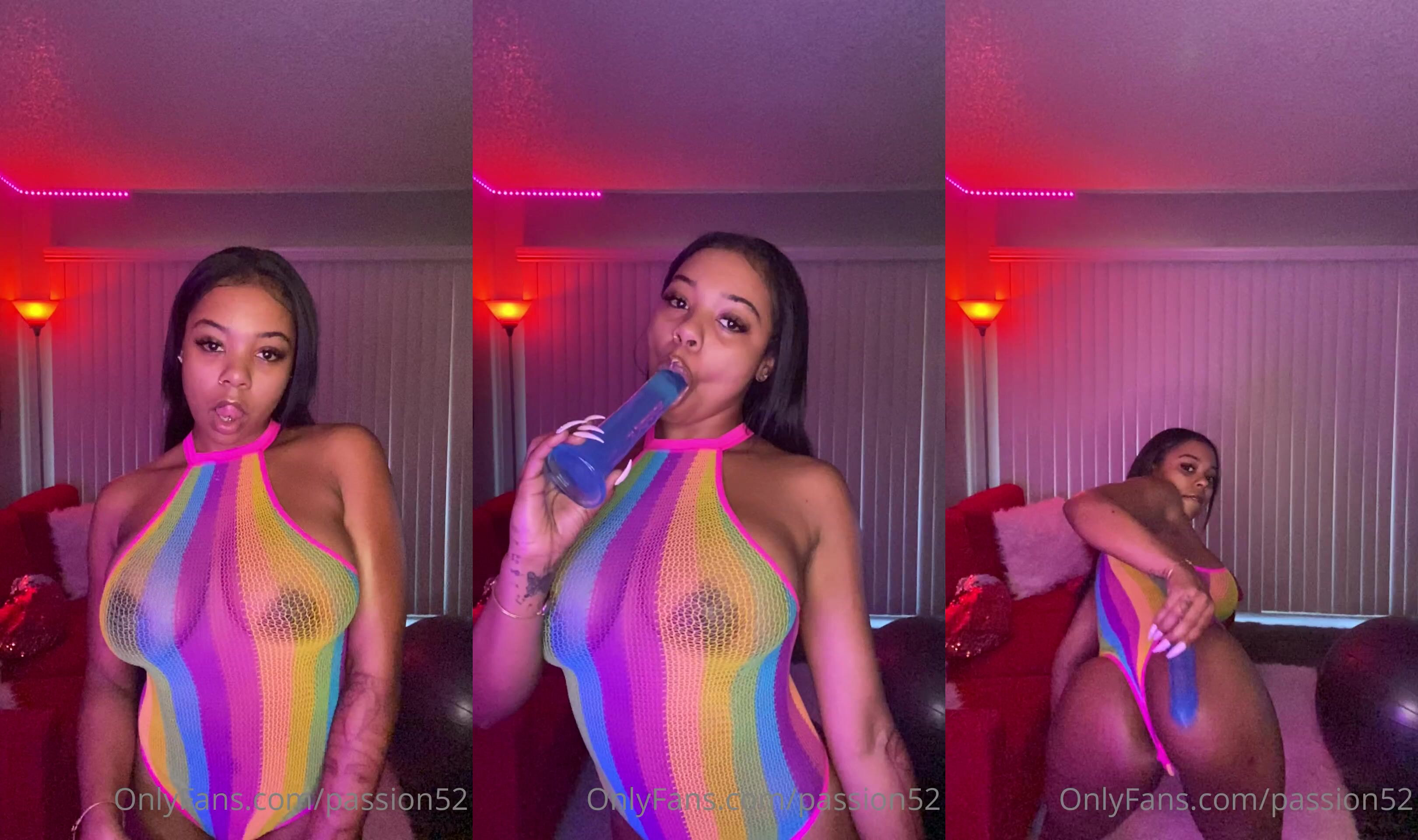 Passion52 Sucks Dildo Then Twerks Ass