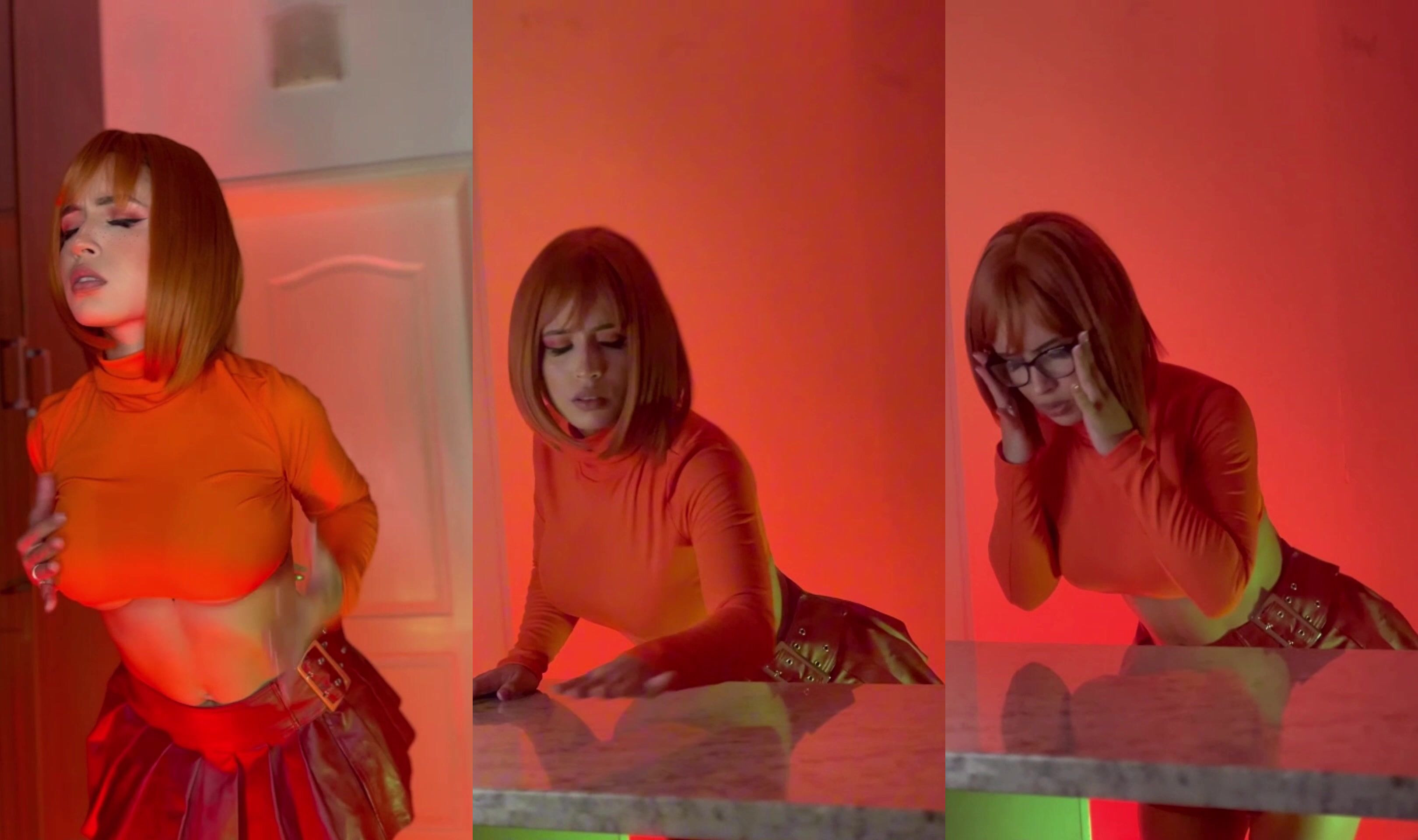 Paito1998 As Velma Cosplay Discovers Dildos
