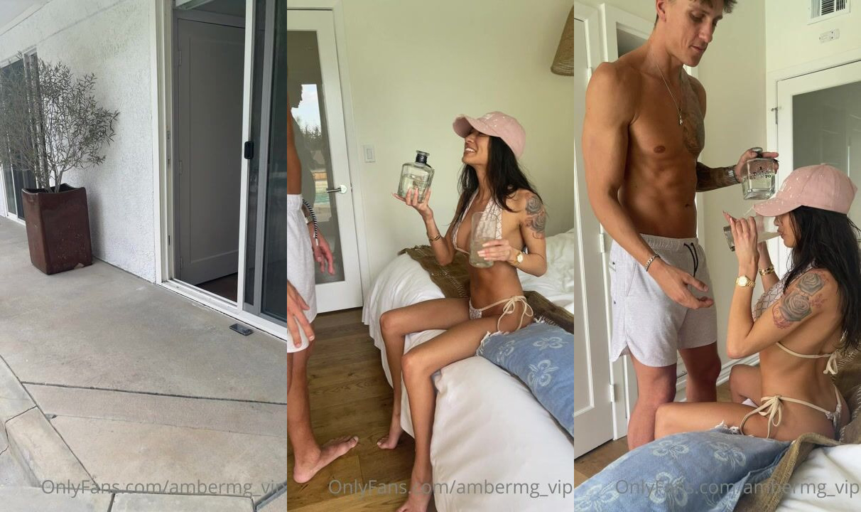Ambermg Pounded Hard From Behind In Bed