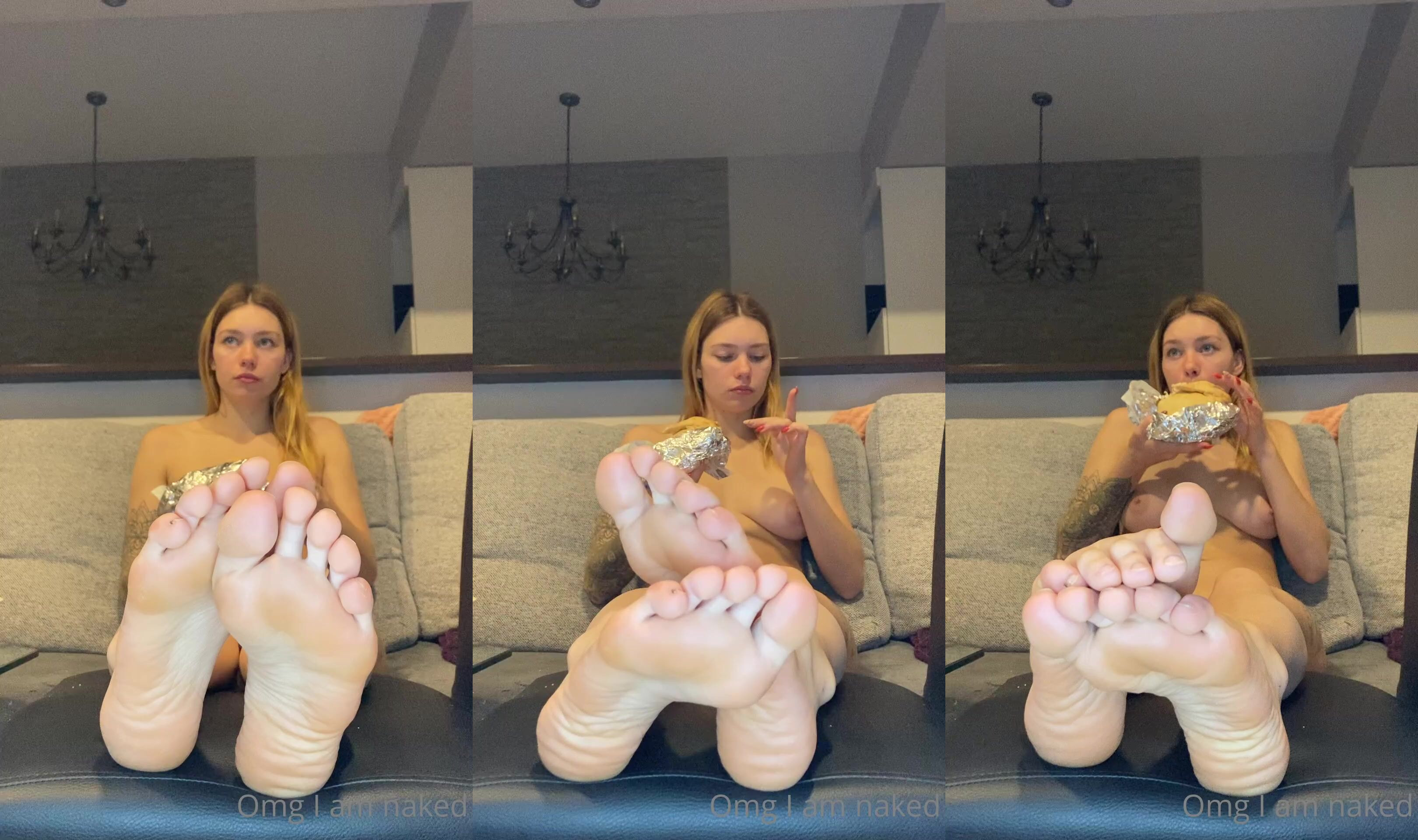 Aven Turinex Flaunts Bare Feet