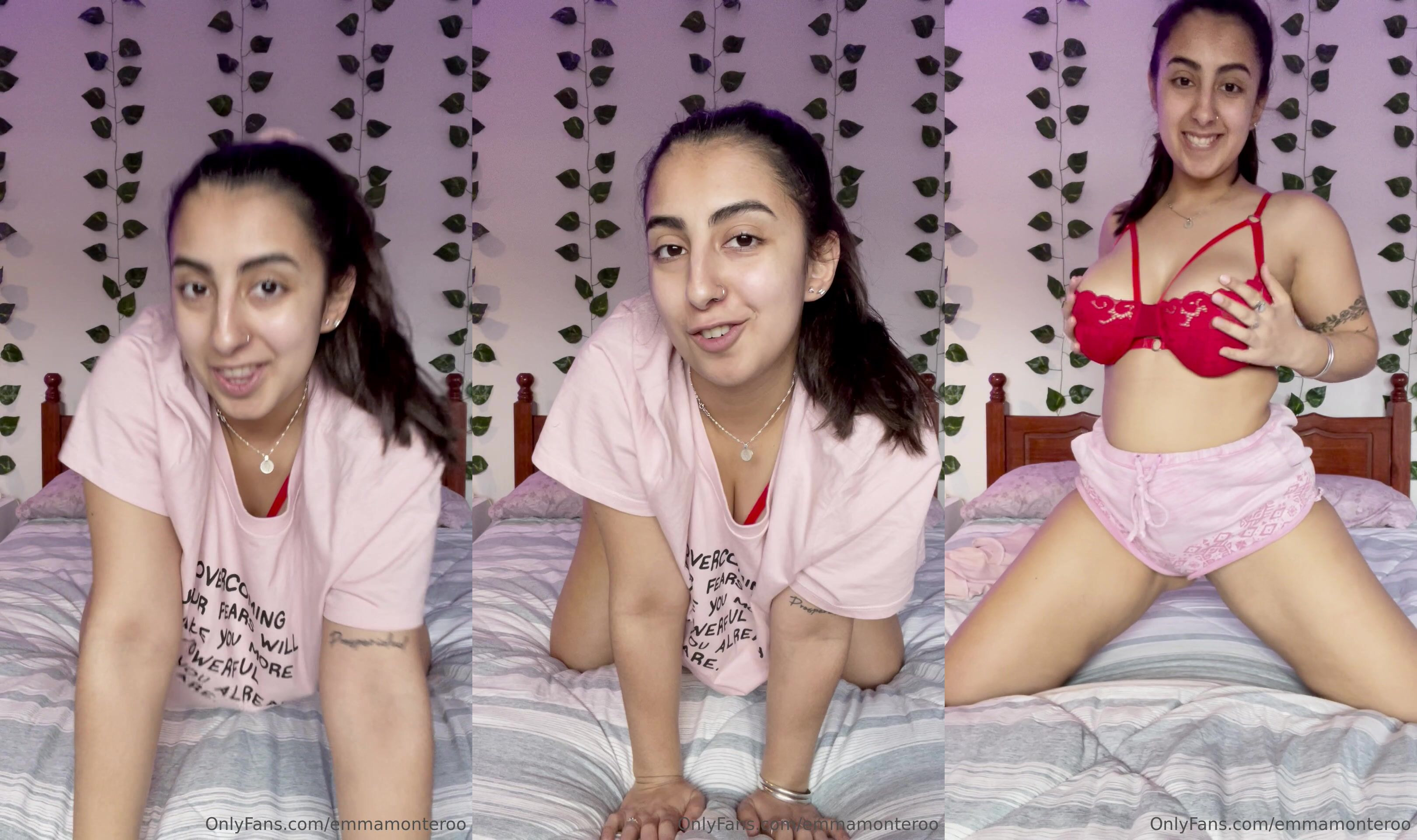 Emmamonteroo Touching Herself Before Bed