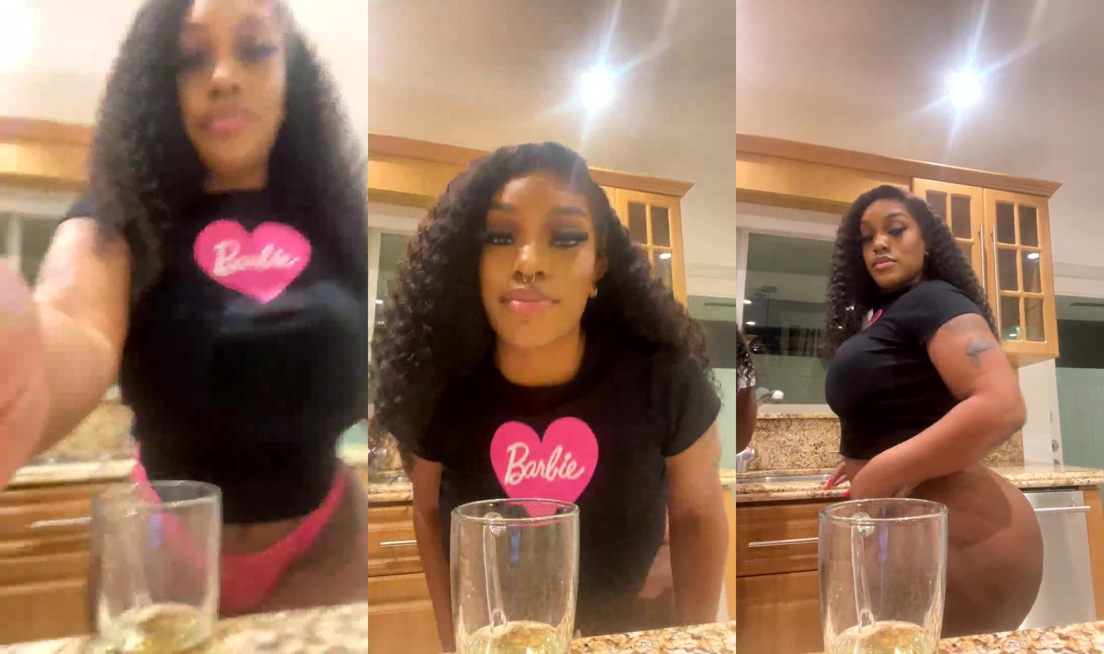 Ohso_Juicy Goes Live With Her Big Black Ass
