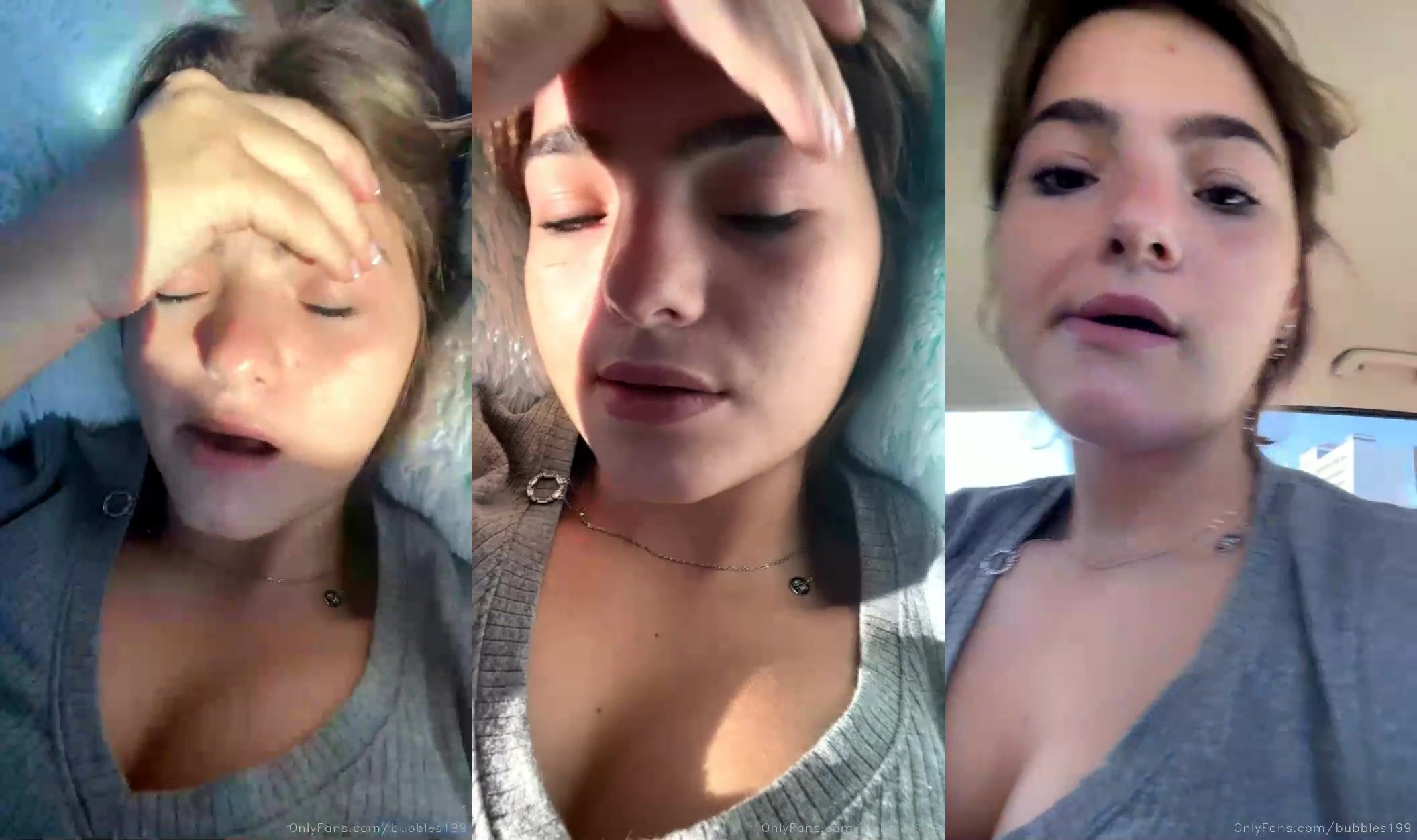 Bubbles199 Flashes Her Tits In The Car